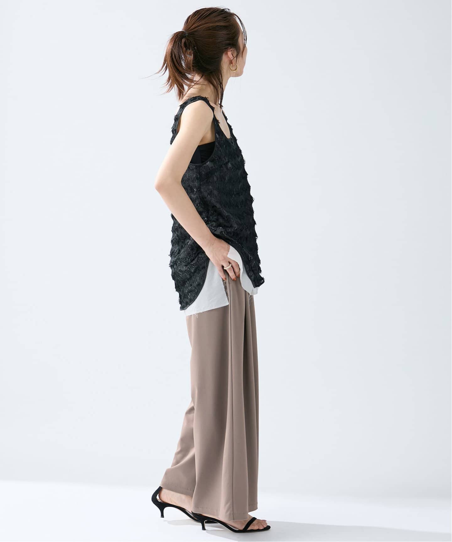 VERMEIL par iena｜チノワイドパンツ | Rakuten Fashion(楽天