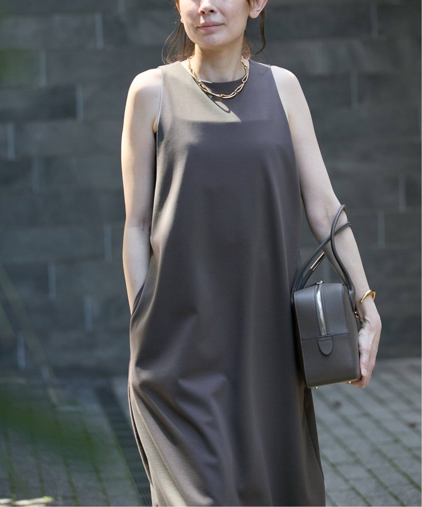 Easy jersey narrow ワンピース（ワンピース）｜VERMEIL par
