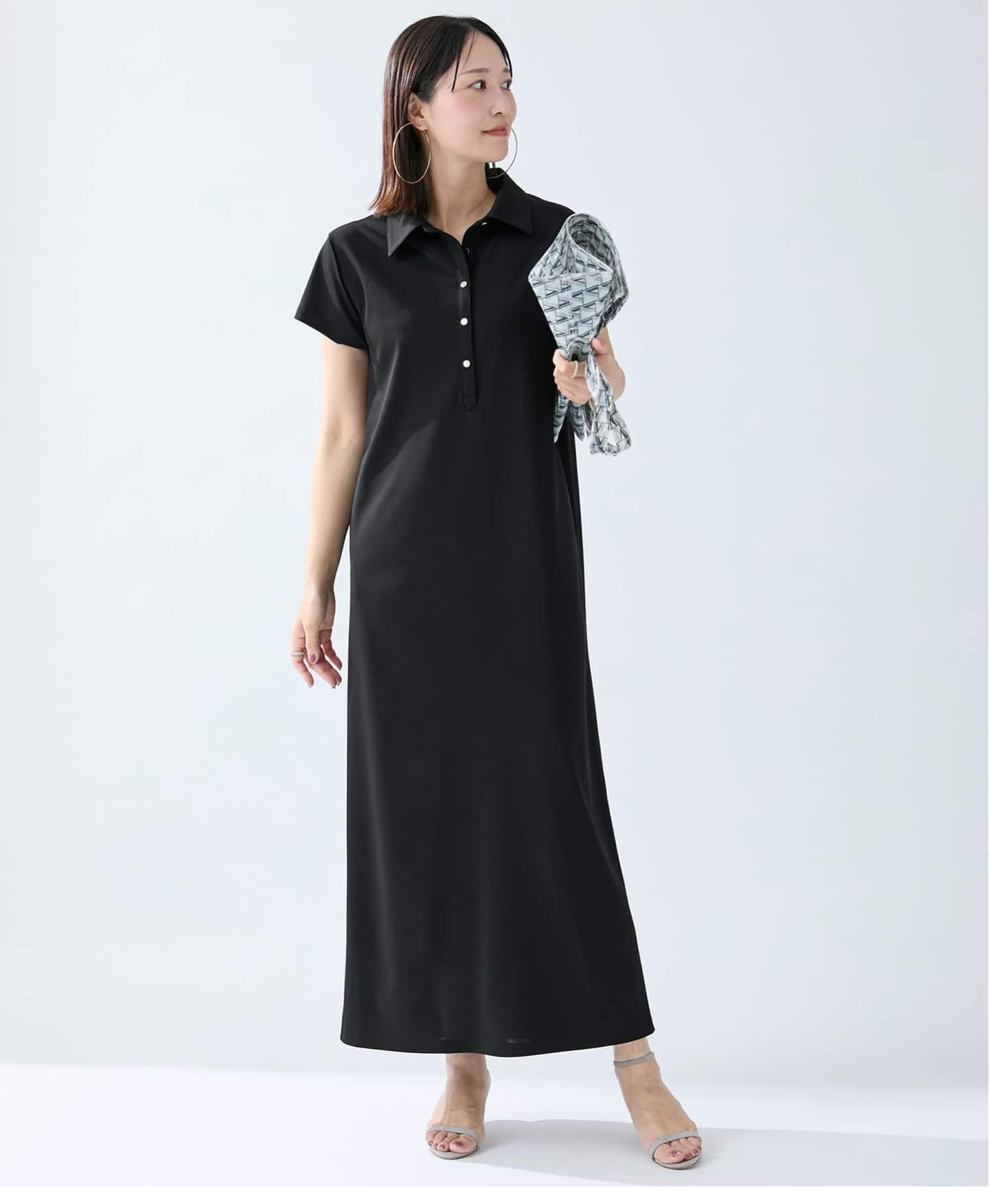 Easy jersey シャツワンピース（シャツワンピース）｜VERMEIL