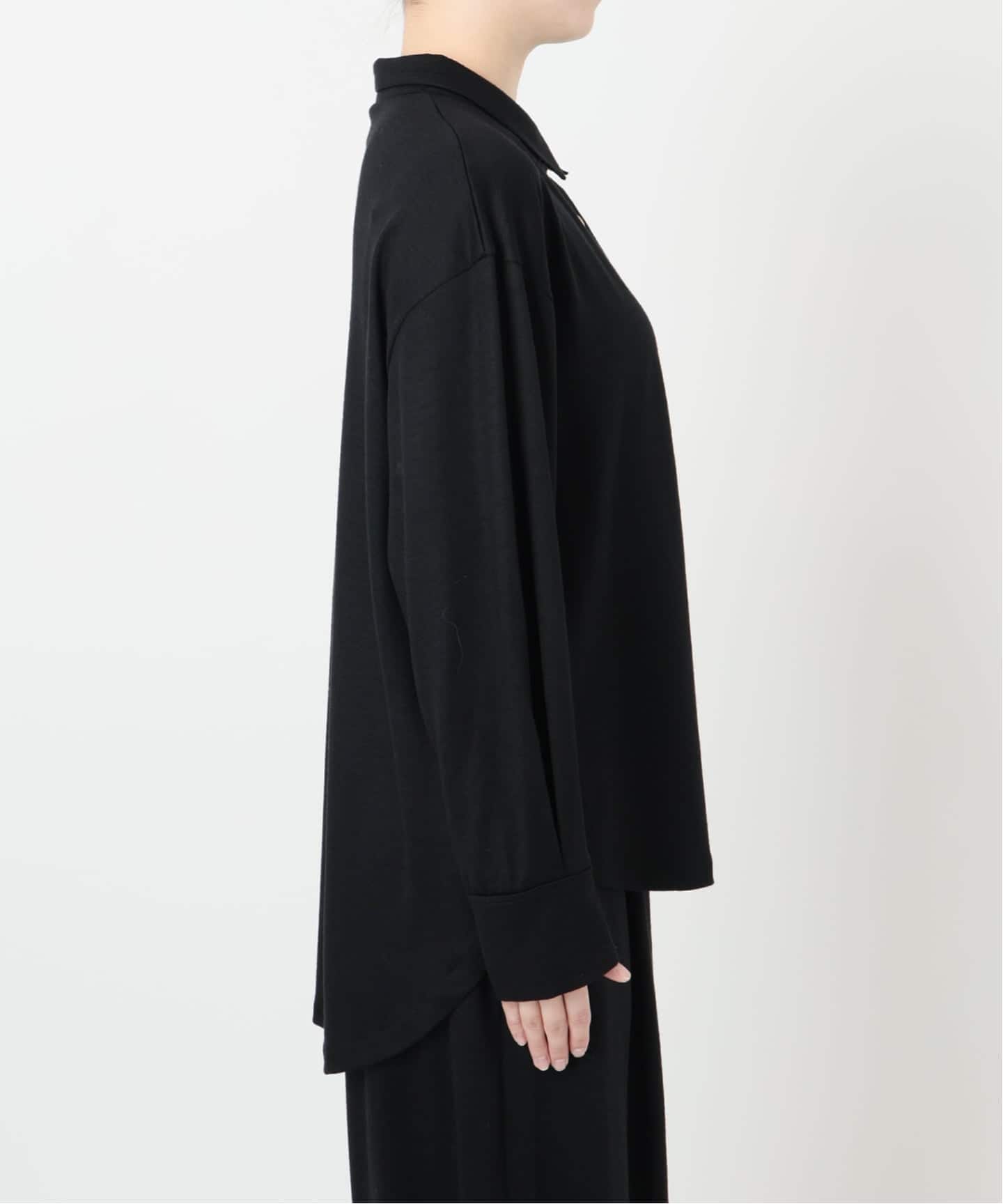 VERMEIL par ienaヴェルメイユ パーイエナ ウールチェックシャツ wool 100 jersey シャツ（Tシャツ／カットソー）｜VERMEIL par