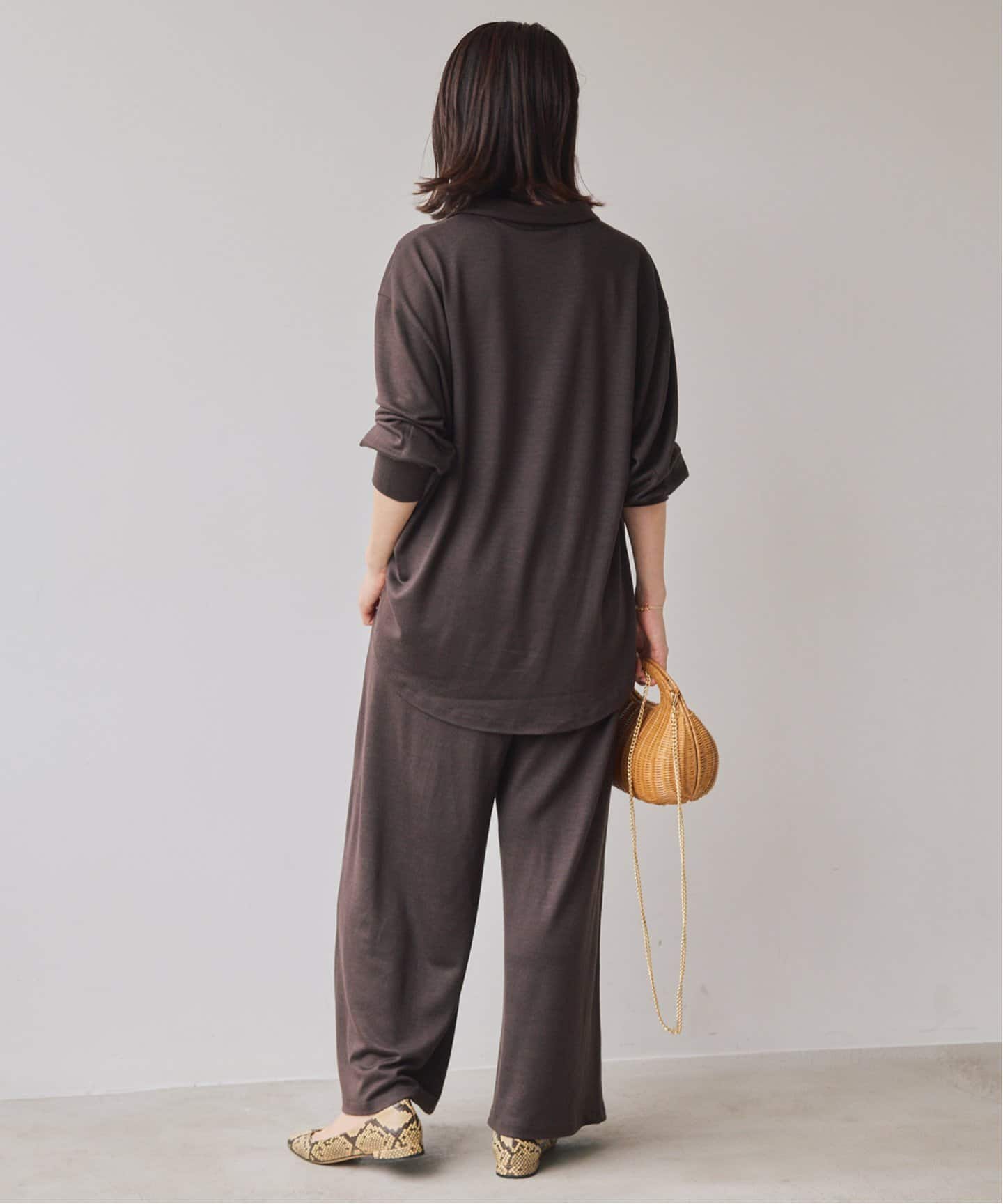 予約》wool 100 jersey tuck パンツ（その他パンツ）｜VERMEIL