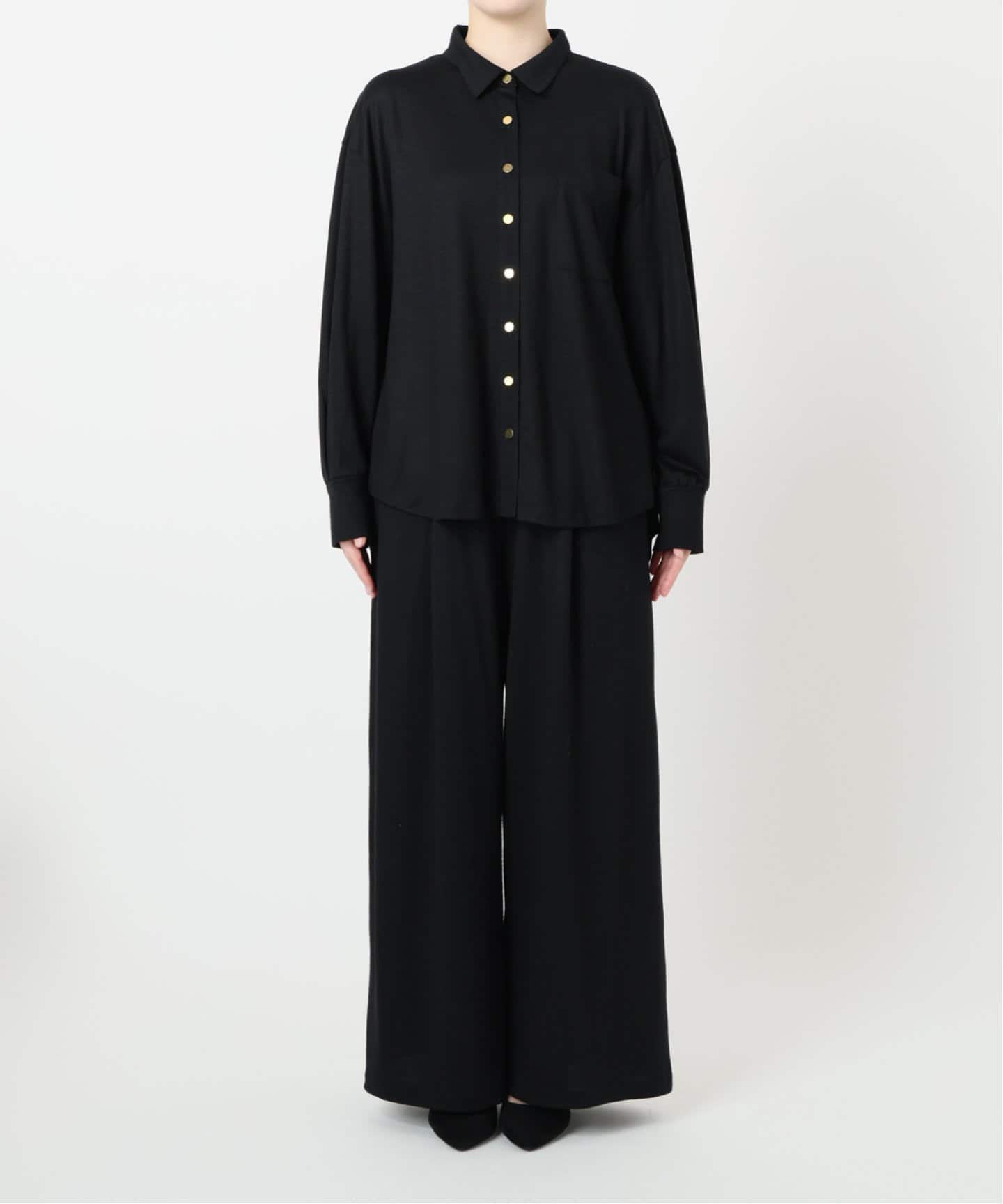 予約》wool 100 jersey tuck パンツ（その他パンツ）｜VERMEIL