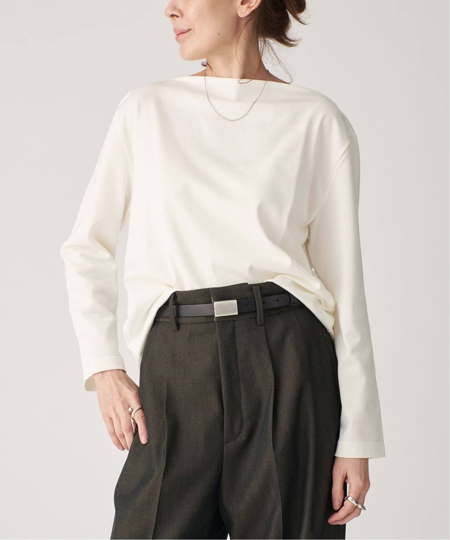 Paralleled cotton プルオーバー（Tシャツ／カットソー）｜VERMEIL par