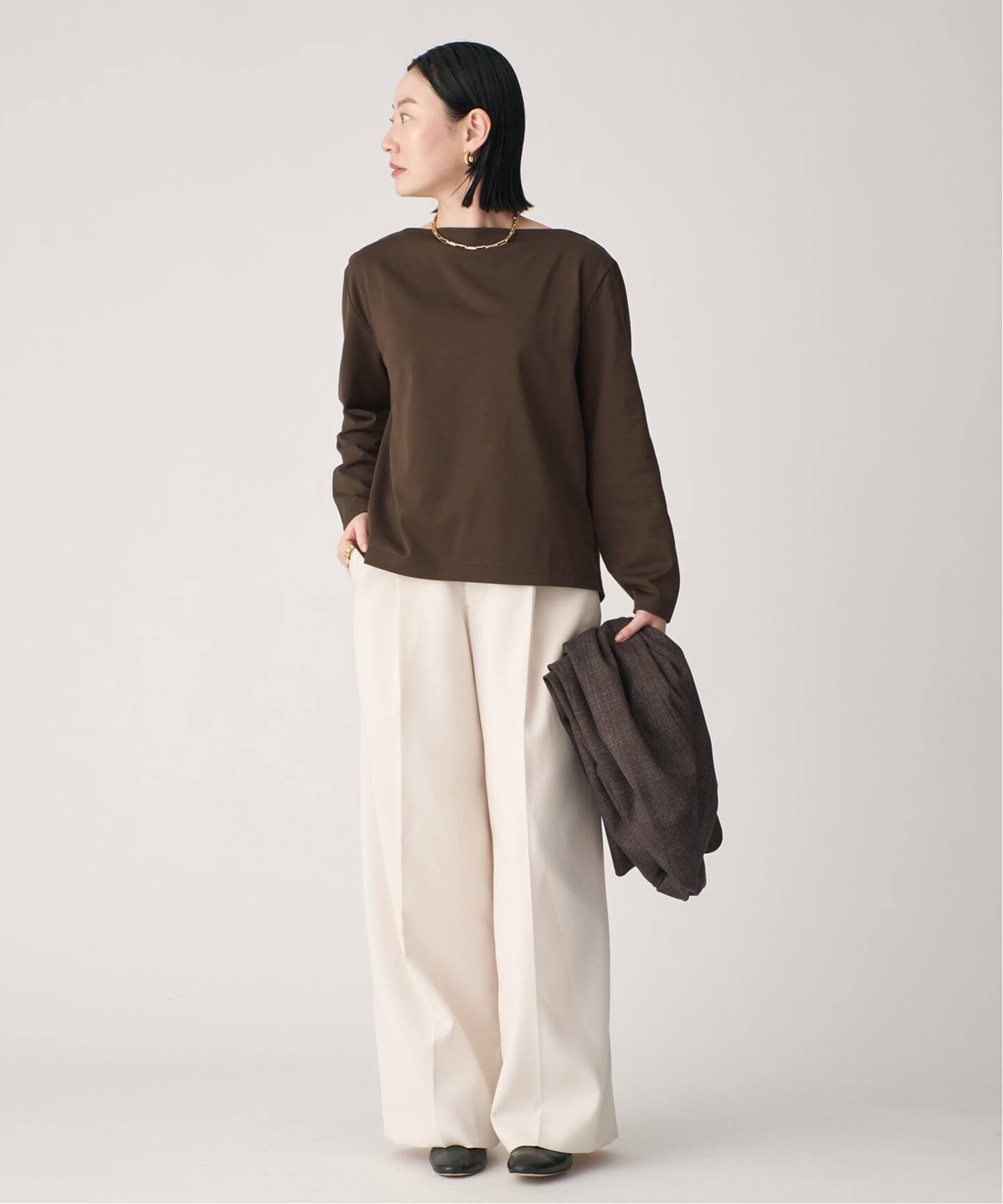 Paralleled cotton プルオーバー（Tシャツ／カットソー）｜VERMEIL par