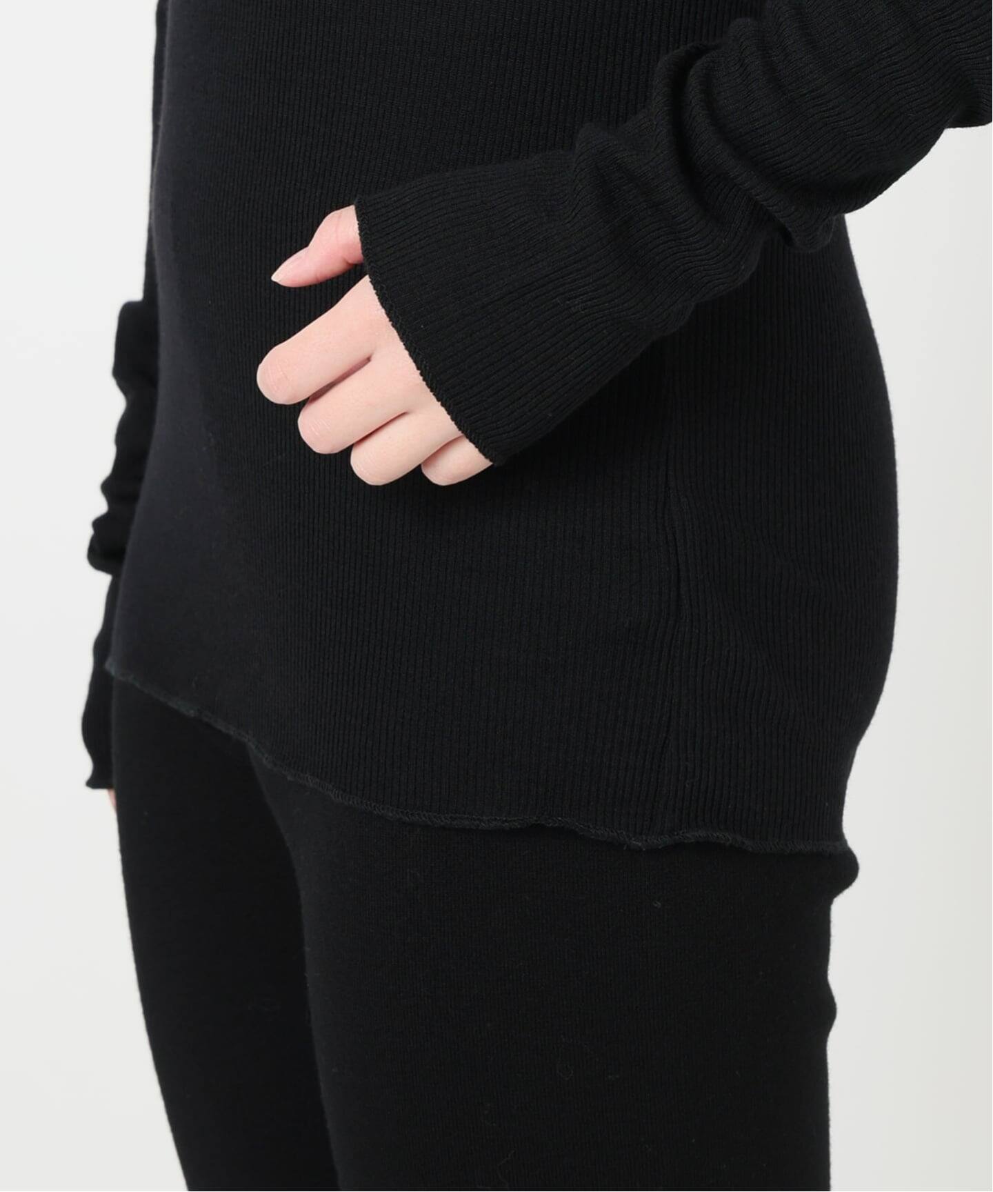 新品 VERMEIL par iena ハイネックプルオーバー イエナ wool100 RIB ハイネックプルオーバー（Tシャツ／カットソー）｜VERMEIL