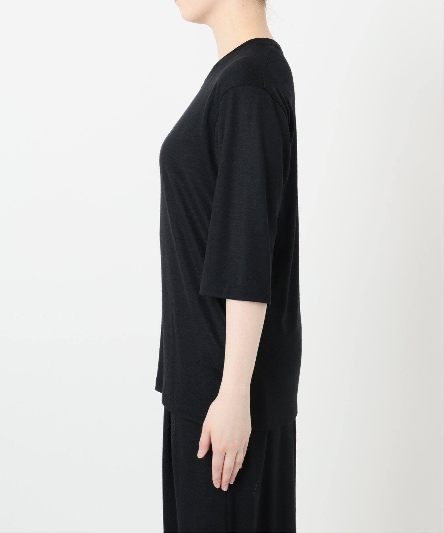 wool 100 jersey Tシャツ（Tシャツ／カットソー）｜VERMEIL par