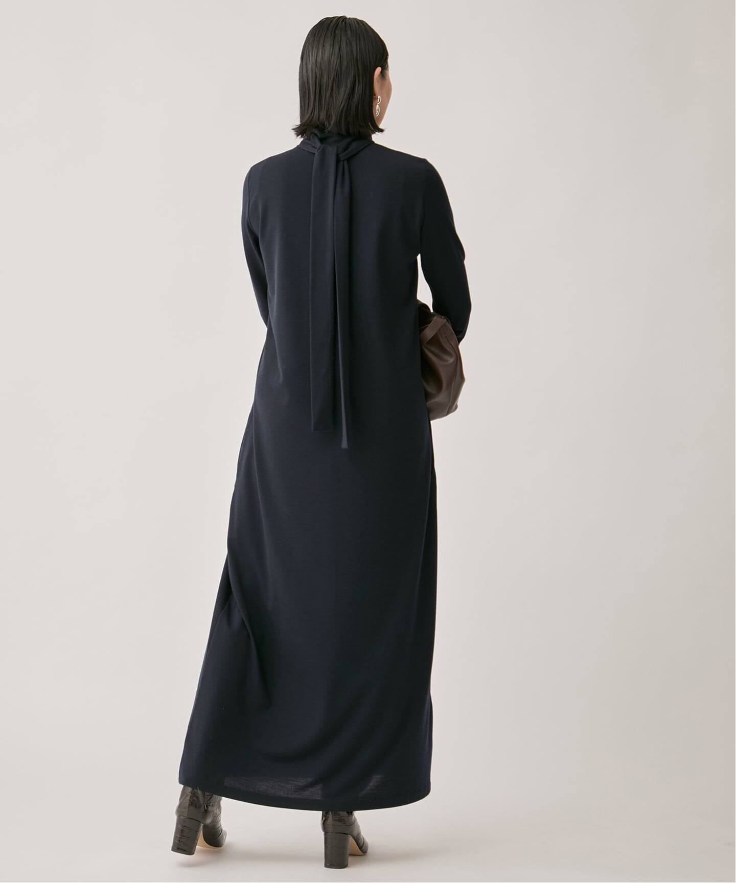 wool mix Bow ワンピース（ワンピース）｜VERMEIL par iena