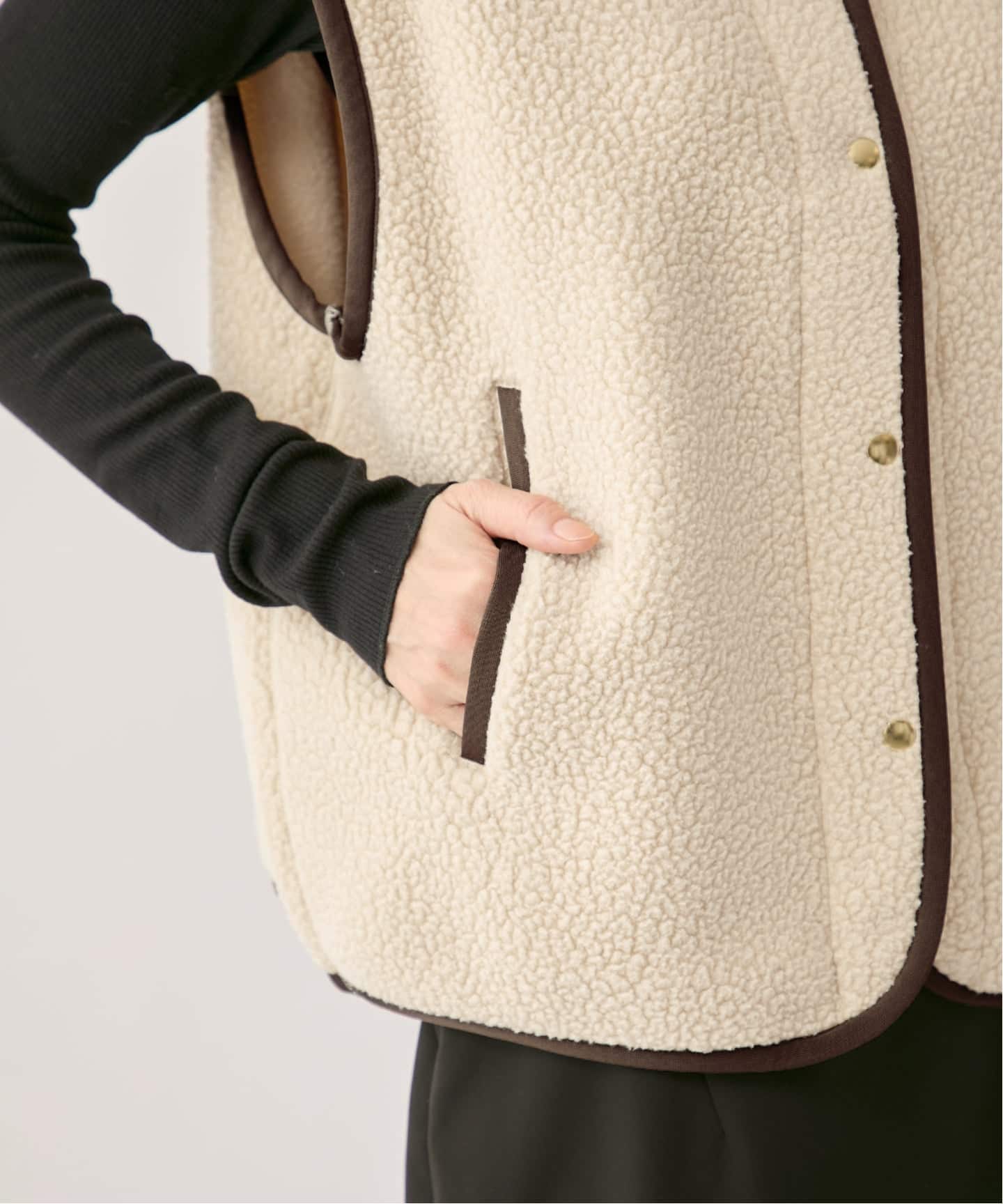 VERMEIL par iena POLARTEC ボアフリースベスト POLARTEC ボアフリースベスト（ベスト）｜VERMEIL par iena