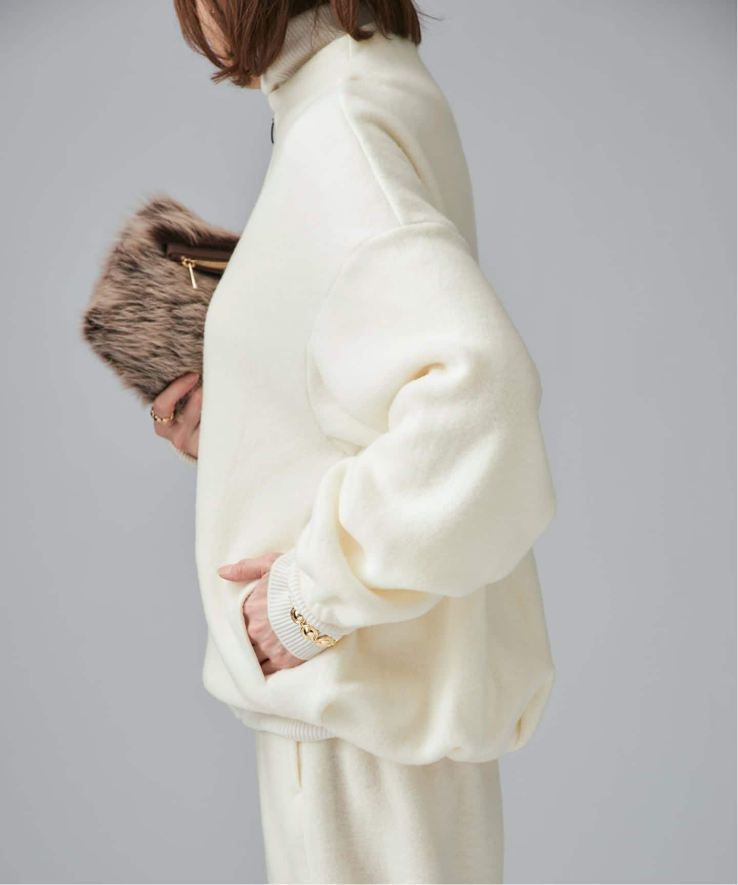 Wool fleece プルオーバー（その他トップス）｜VERMEIL par iena