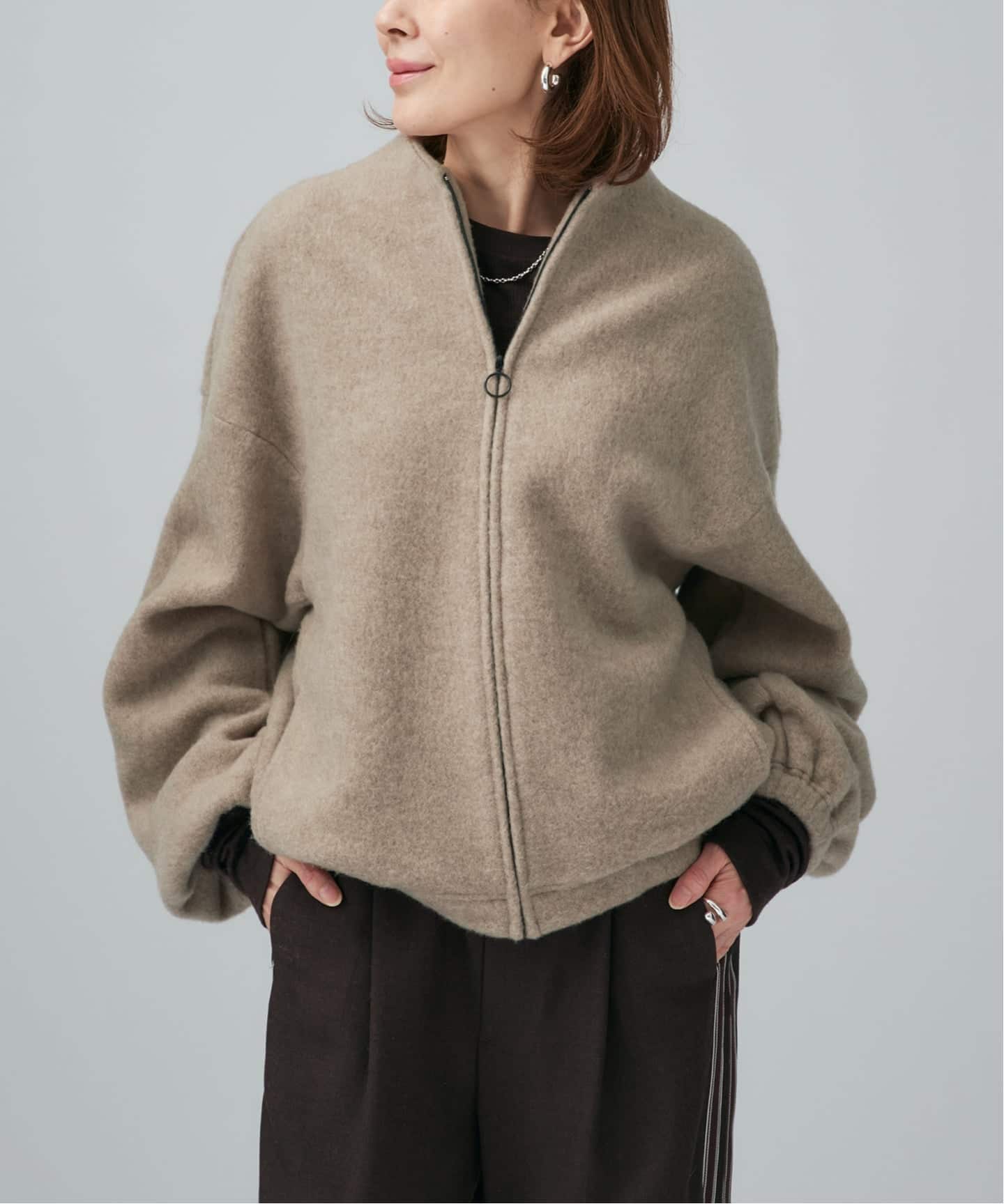 Wool fleece プルオーバー（その他トップス）｜VERMEIL par iena
