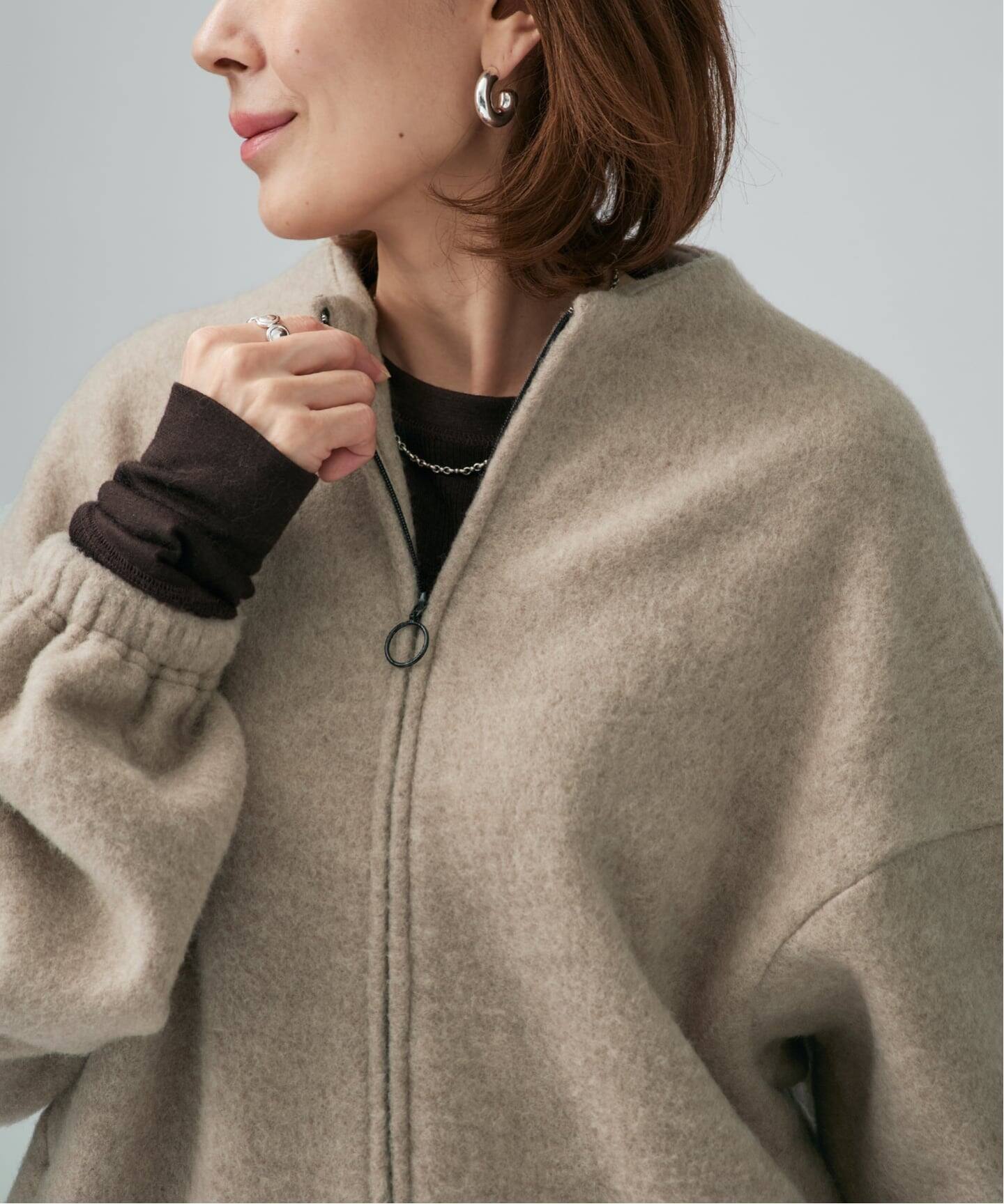 【美品】ヴェルメイユパーイエナ　フリース Wool fleece プルオーバー（その他トップス）｜VERMEIL par iena