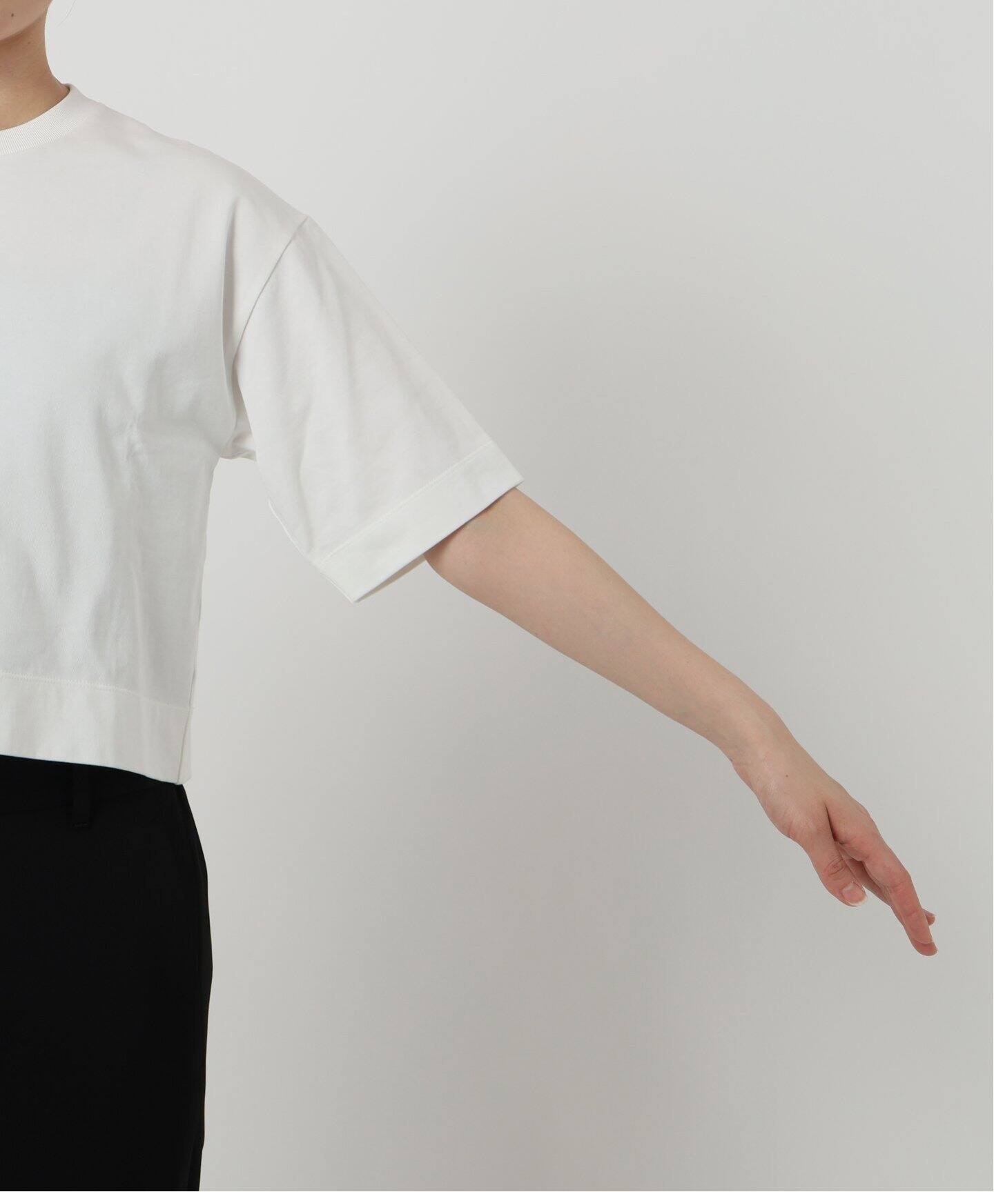 スローン　Tシャツ　ホワイト SLOANE スローン 32/1コットンテンジク クロップドTsh SL95-T898（T