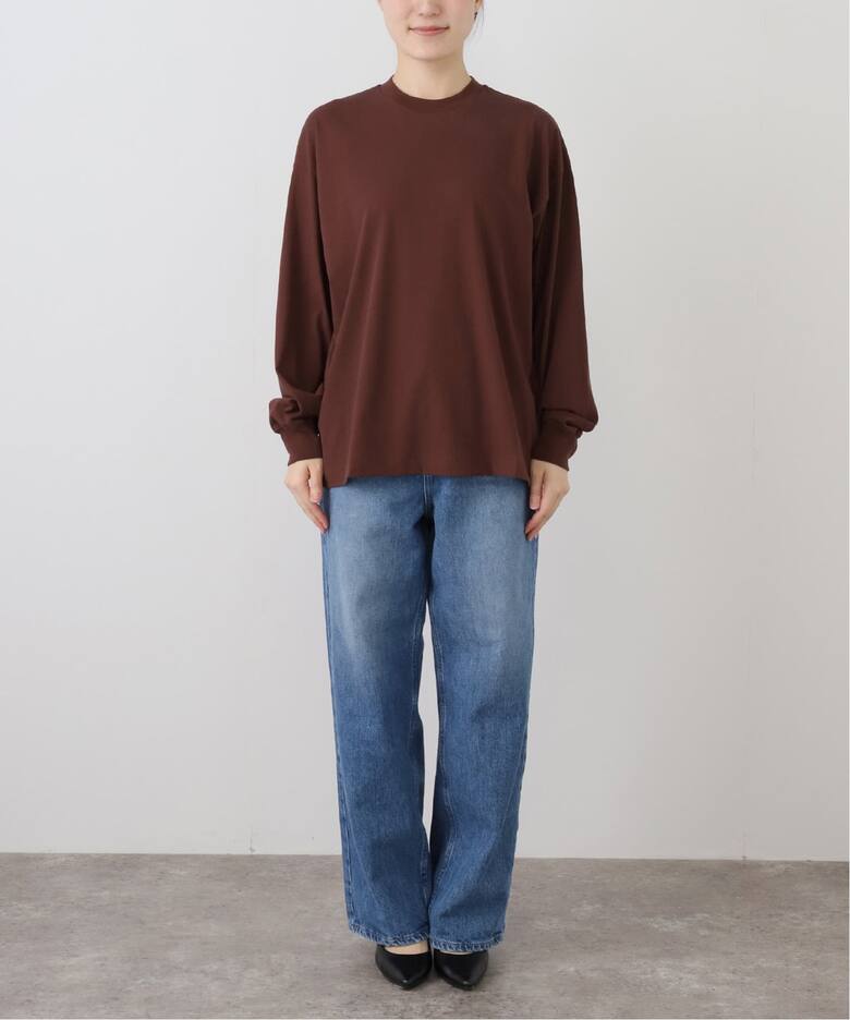 ATON エイトン FRESCA NUBUCK ロングスリーブTシャツ KKAGGW0604（T 