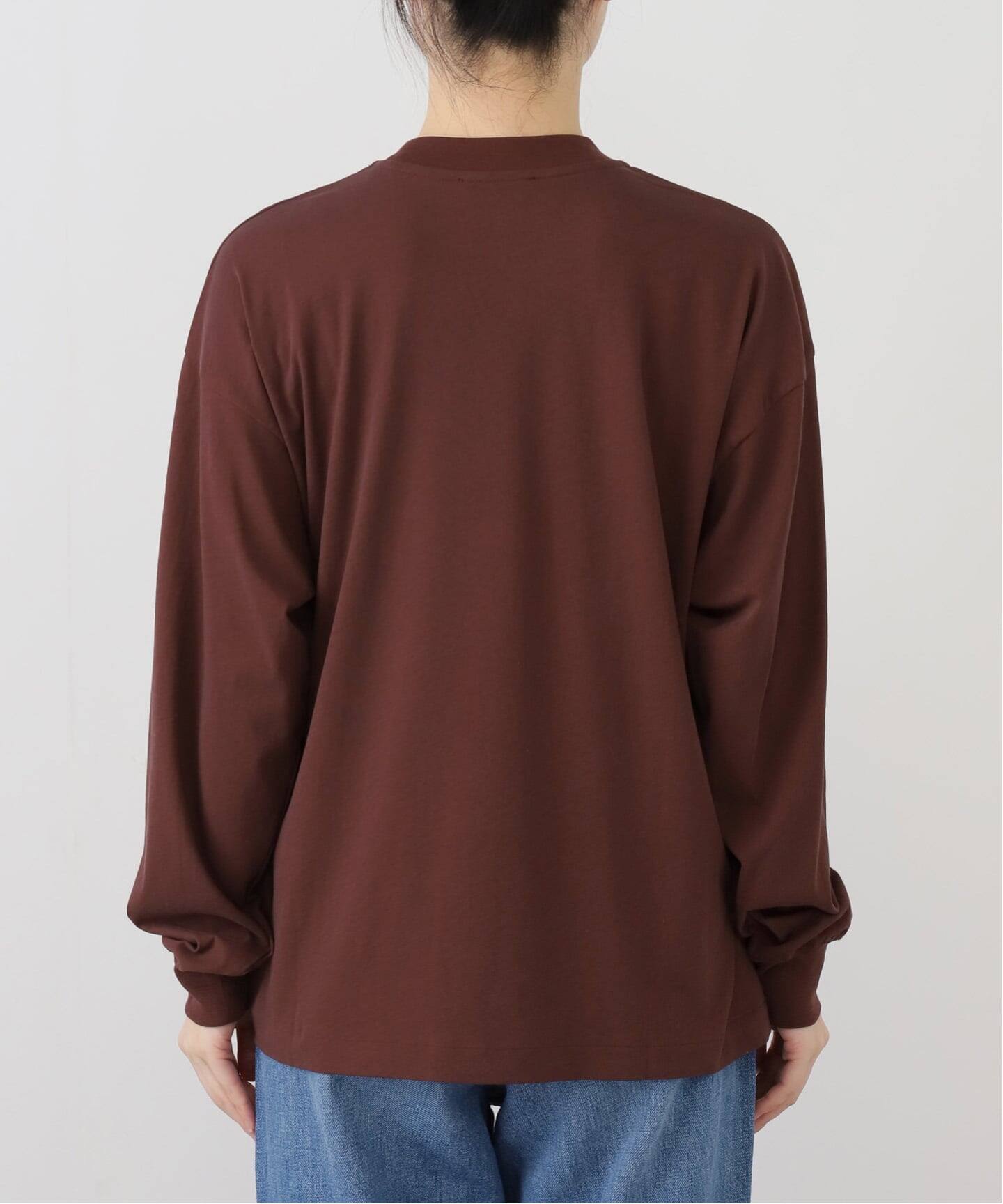 ATON エイトン FRESCA NUBUCK ロングスリーブTシャツ KKAGGW0604（T