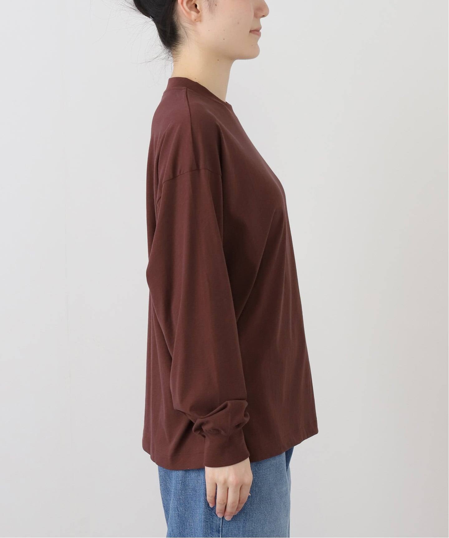 ATON エイトン FRESCA NUBUCK ロングスリーブTシャツ KKAGGW0604（T
