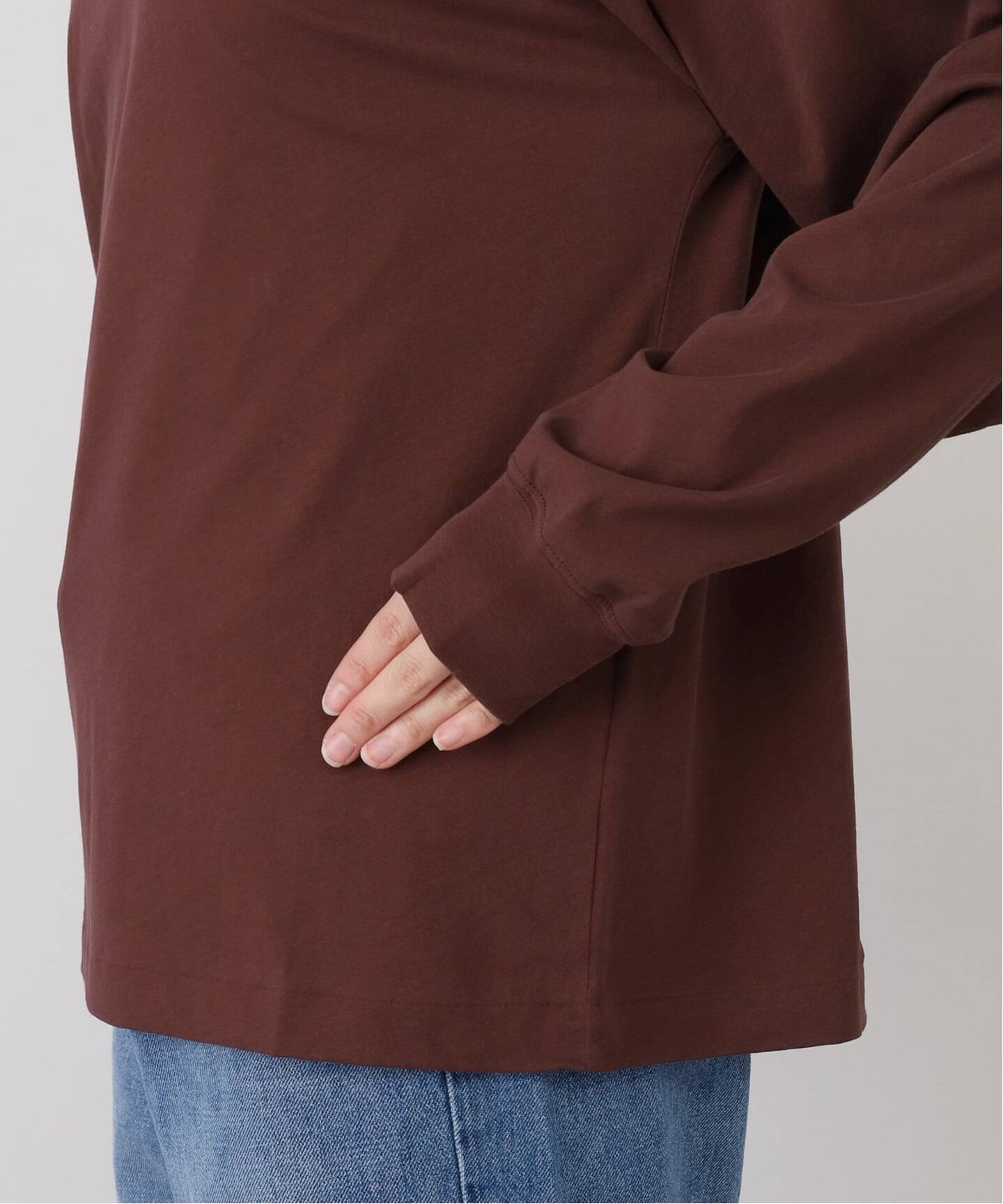 ATON エイトン FRESCA NUBUCK ロングスリーブTシャツ KKAGGW0604（T