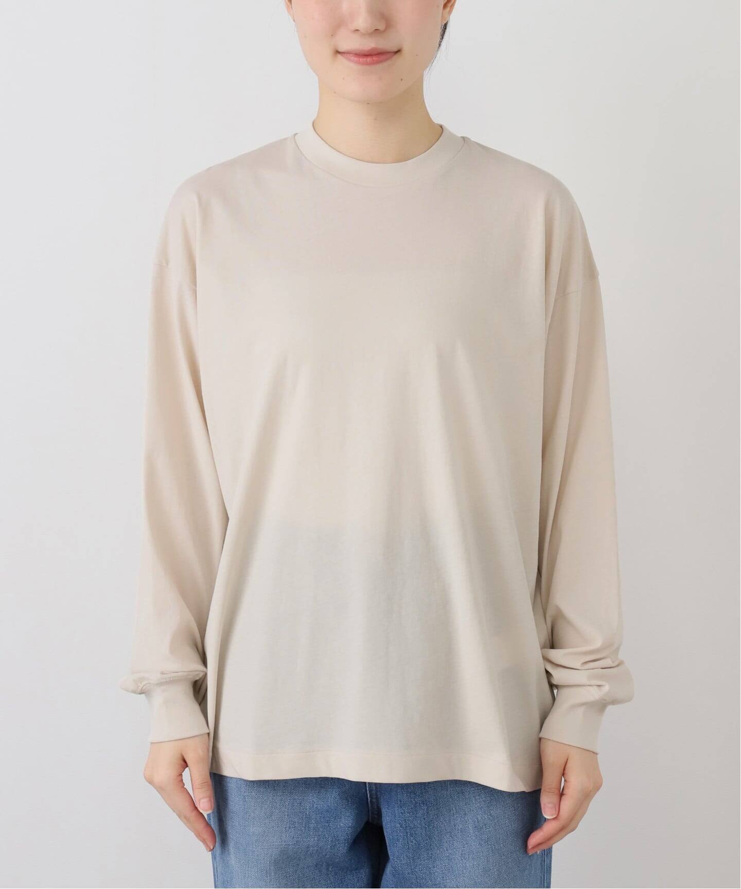 ATON エイトン FRESCA NUBUCK ロングスリーブTシャツ KKAGGW0604（T