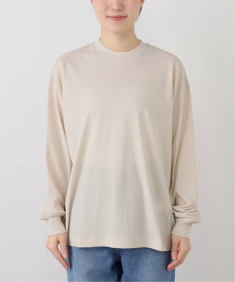 ATON エイトン FRESCA NUBUCK ロングスリーブTシャツ KKAGGW0604（T