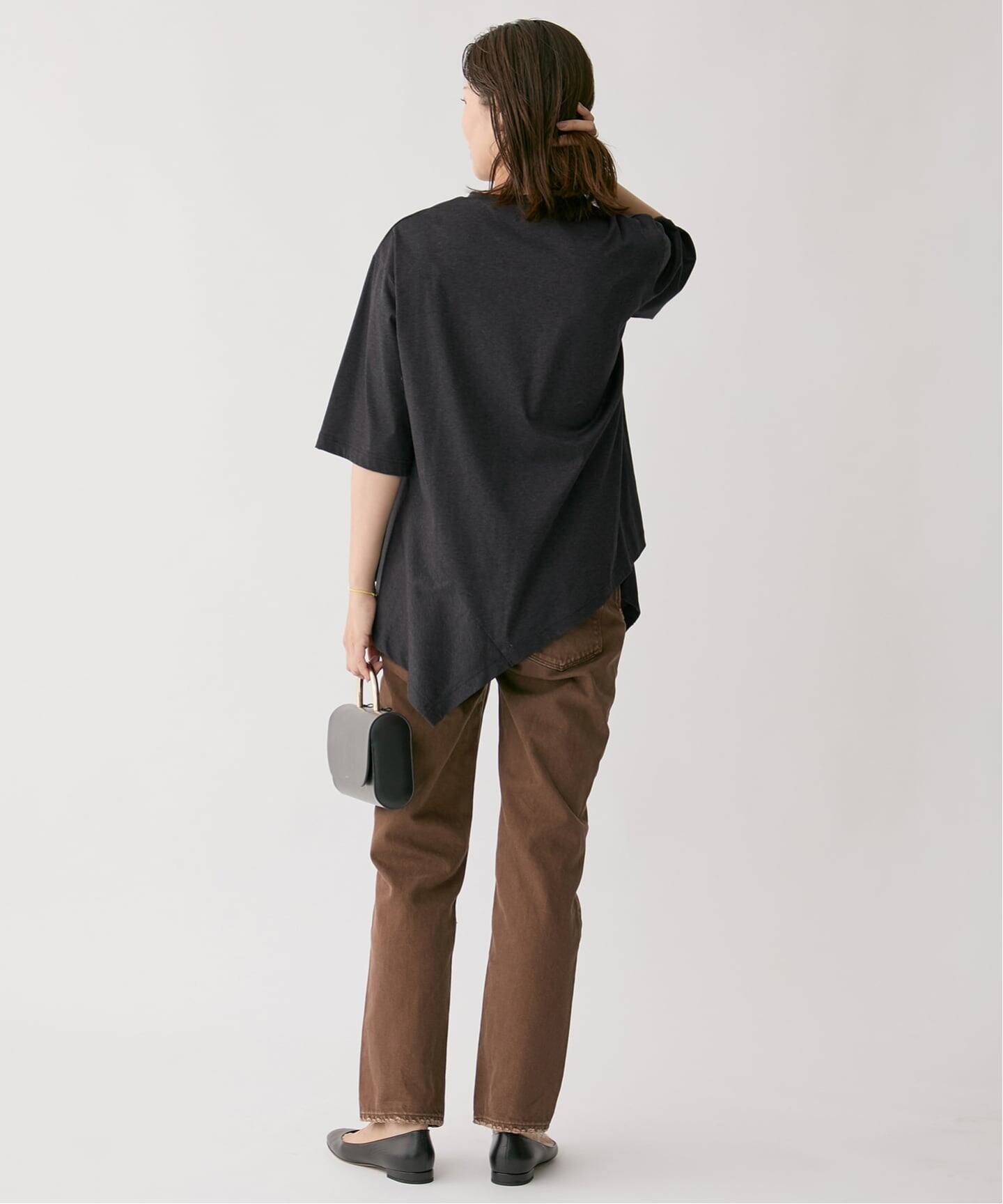 パラスパレス ヴーム ショートコート ブラウン サイズ0 フリー Room no.8 ルームエイト SMOOTH CO DRAPE TOPS SR8S-014(T