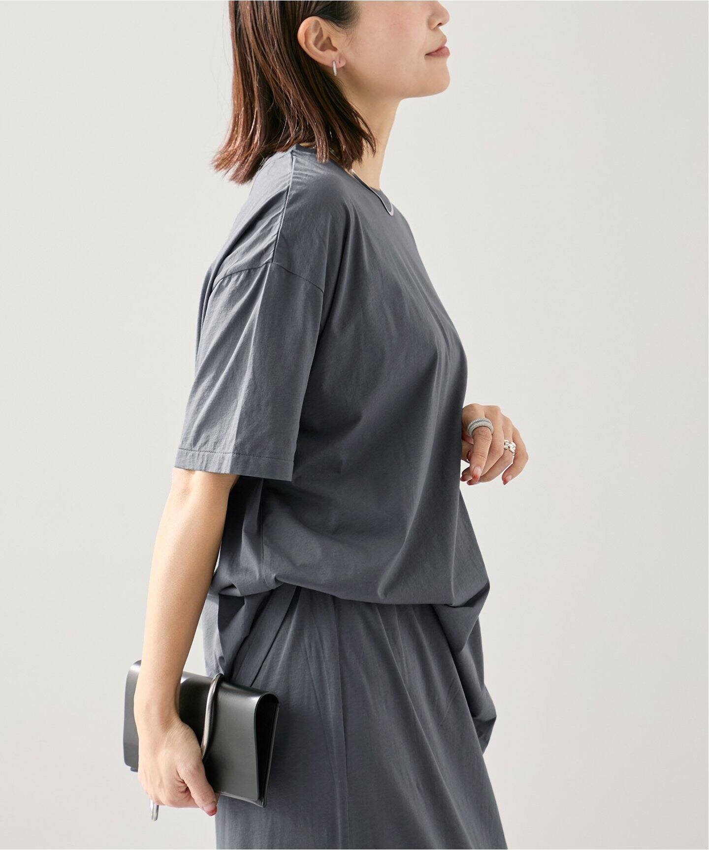2025SS アンスクリアLight Jersey Long Skirt Light Jersey Long Skirt – INSCRIRE