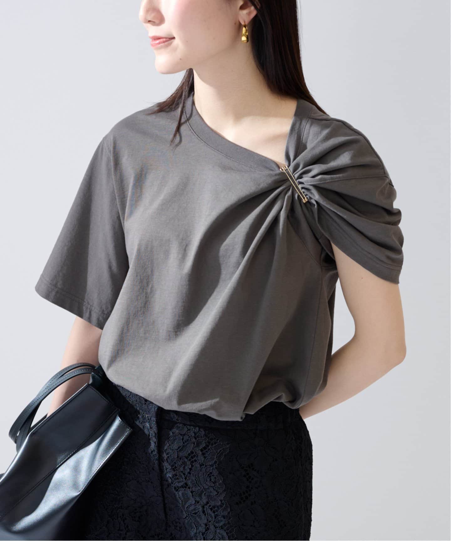 トップス maru VERMEIL par iena c3 コットン刺繍クロップドシャツ（シャツ／ブラウス）｜VERMEIL
