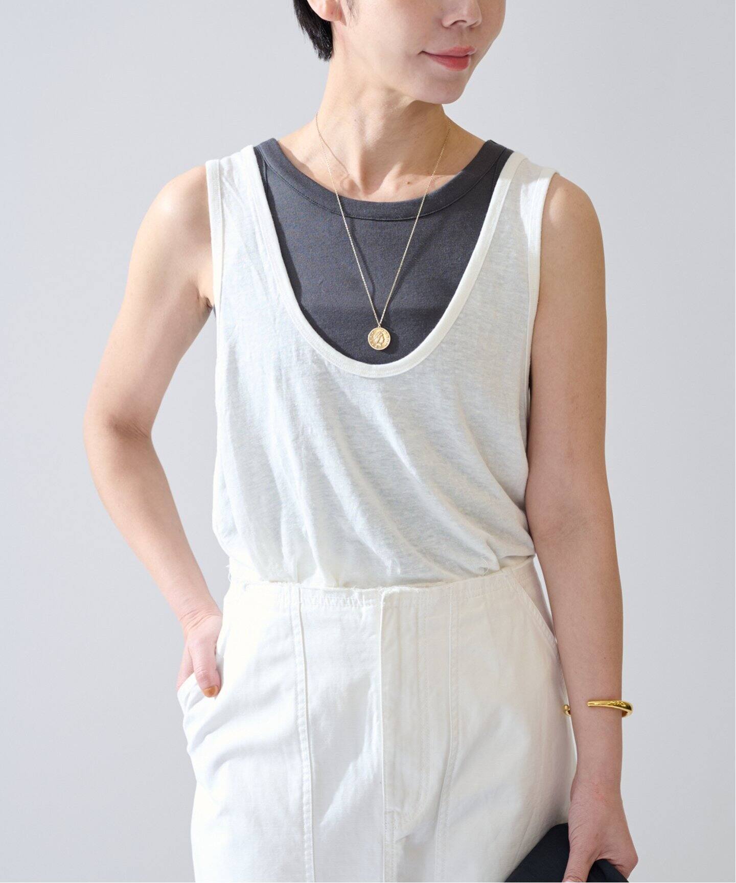 Raspail ラスパイユ LINEN TANKTOP RB264（タンクトップ