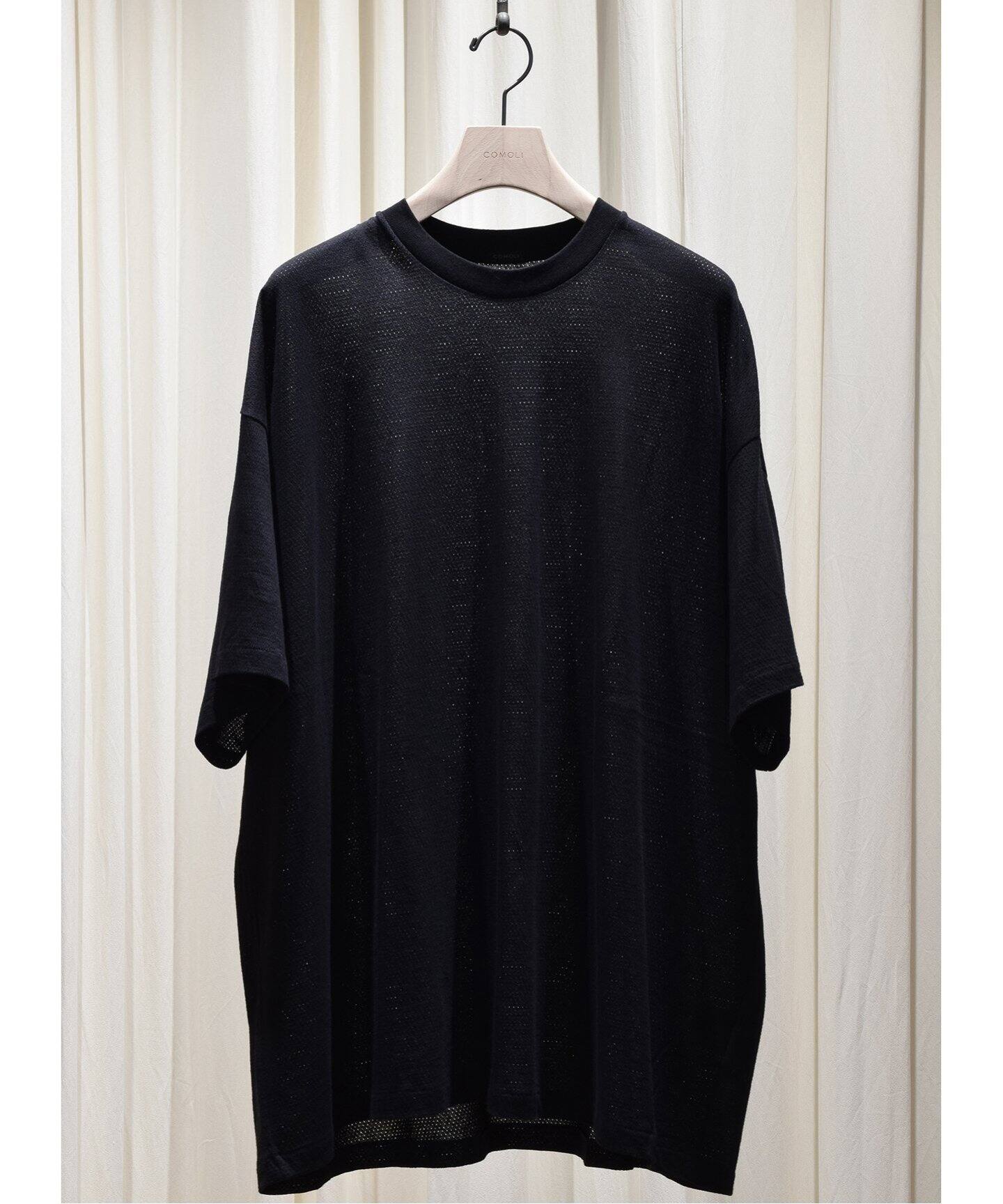 コモリ　コットンメッシュ Tシャツ size1 B01-05036 COMOLI(コモリ) / コットンメッシュ 半袖Tシャツ | 公式通販