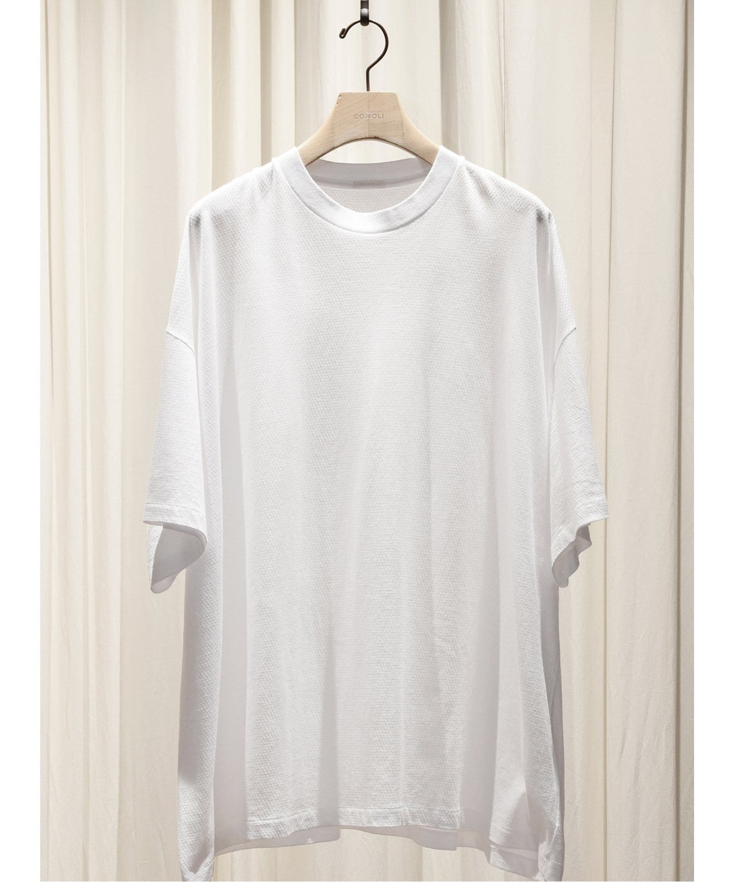 コモリ　コットンメッシュ Tシャツ size1 B01-05036 コットンメッシュ 半袖Tシャツ - COMOLI (コモリ) - tops
