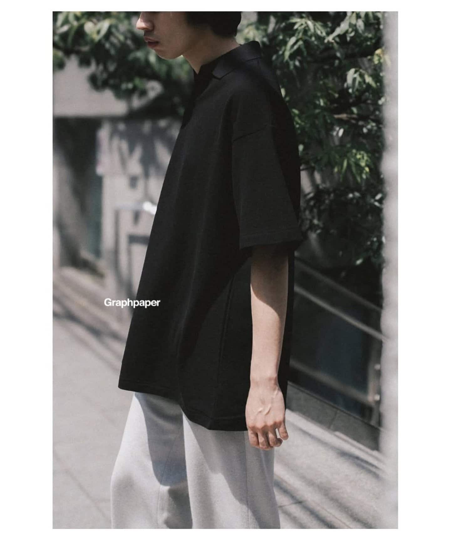 Graphpaper / グラフ ペーパー】 Cotton Pique Jersey S/S Skipp