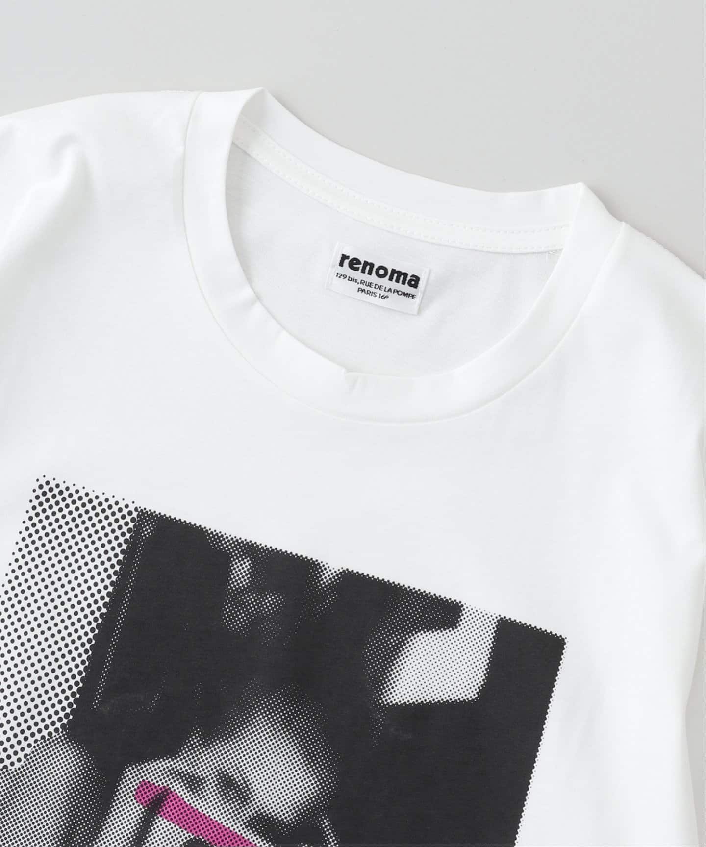 RENOMA - coco 中古 レノマ renoma メンズ スウェット L 白 ホワイト ハイネック オフタートルネック renoma PARIS ジャージ LONG SLEEVE CREW TOPS メンズ