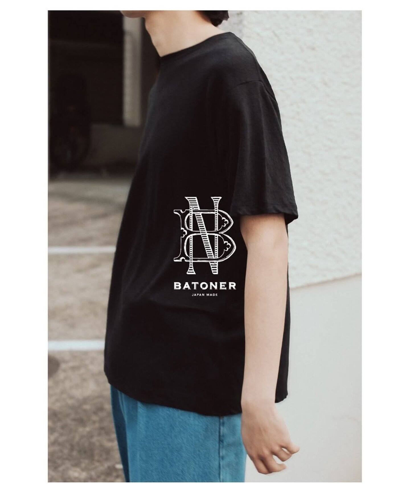 BATONER / バトナー】 NORMANDY LINEN T-SHIRT（Tシャツ／カットソー