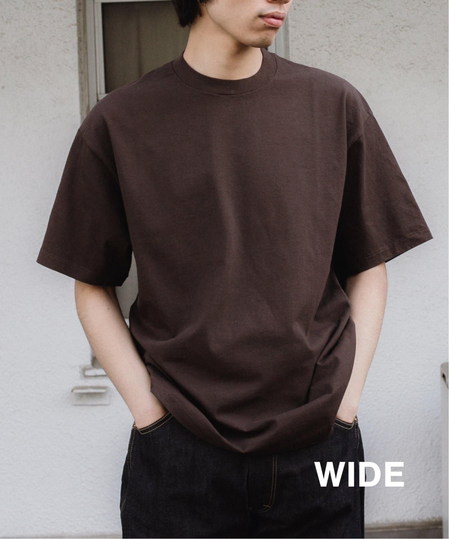 【LE / エルイー】 WIDE T-SH C/N