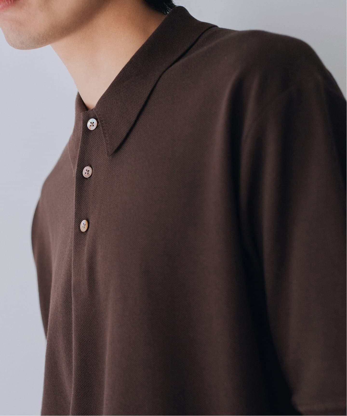 L'ECHOPPE レショップ エルイー SEED STITCH ポロシャツ 2 LE / エルイー】 SEED STITCH（ポロシャツ）｜L'ECHOPPE（レショップ