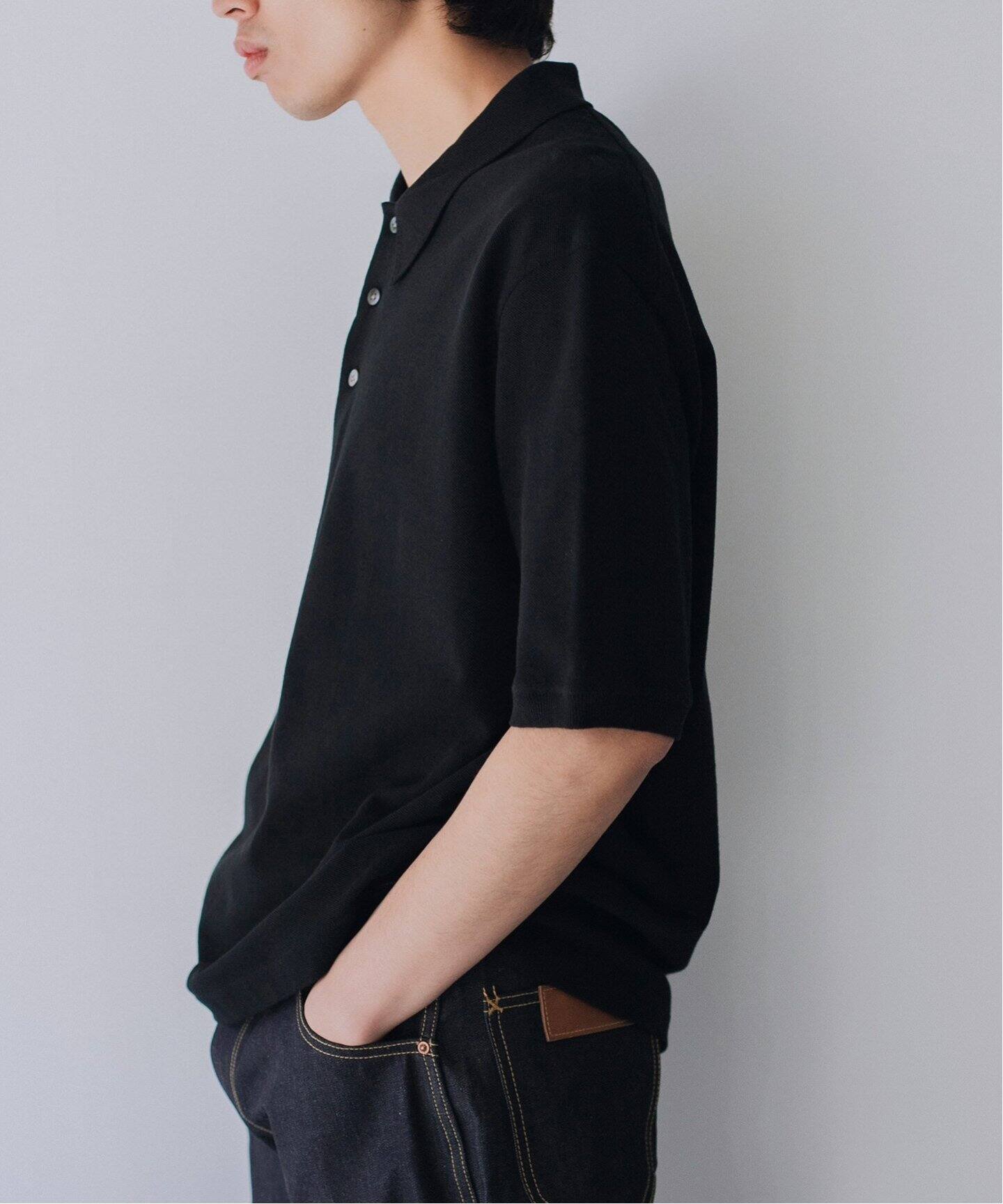 【新品】Standard Seed Stitch Polo OVY Lサイズ Standard Seed Stitch Polo | OVY