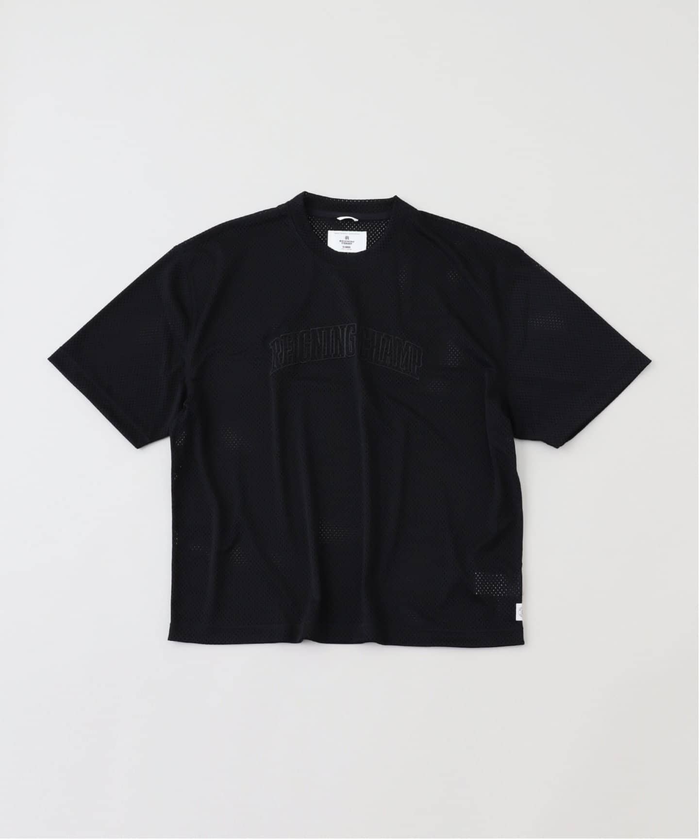 【Reigning Champ】ロゴ Athletic Mesh 通気性 メッシュ Tシャツ ATHLETIC MESH RACING STANDARD LONG SLEEVE（Tシャツ