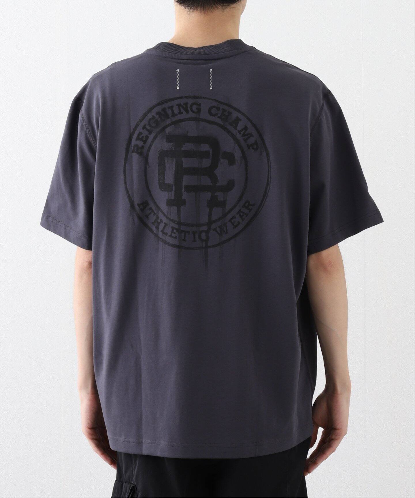 ●REIGNING CHAMP●Midweight JerseyウォーターカラーOG Tシャツ MIDWEIGHT JERSEY WATER COLOUR T-SHIRT（Tシャツ／カットソー