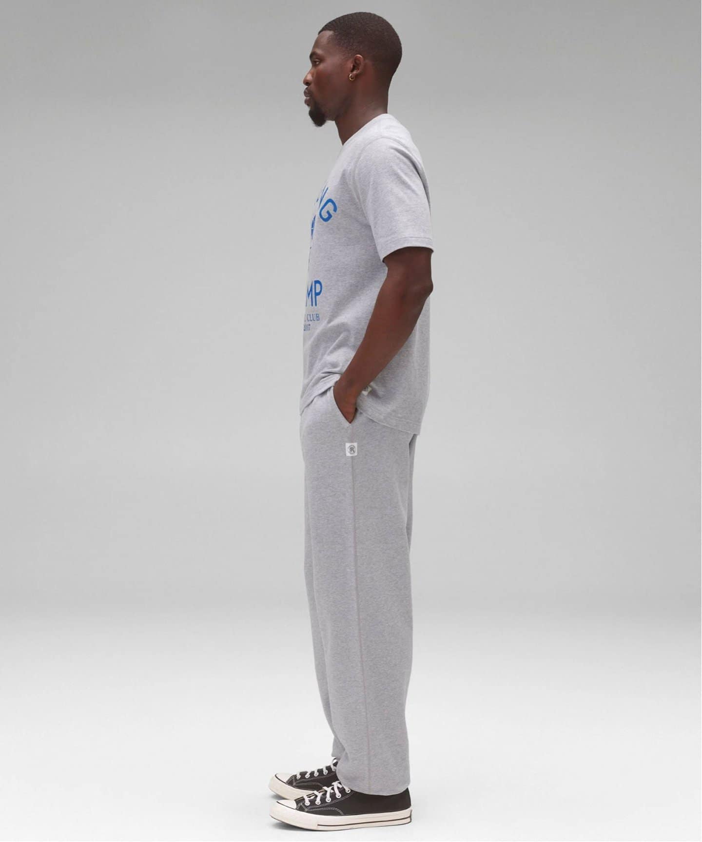 【Reigning Champ】Basketball・半袖コットンＴシャツ Midweight Jersey Basketball Standard T-Shirt | Reigning