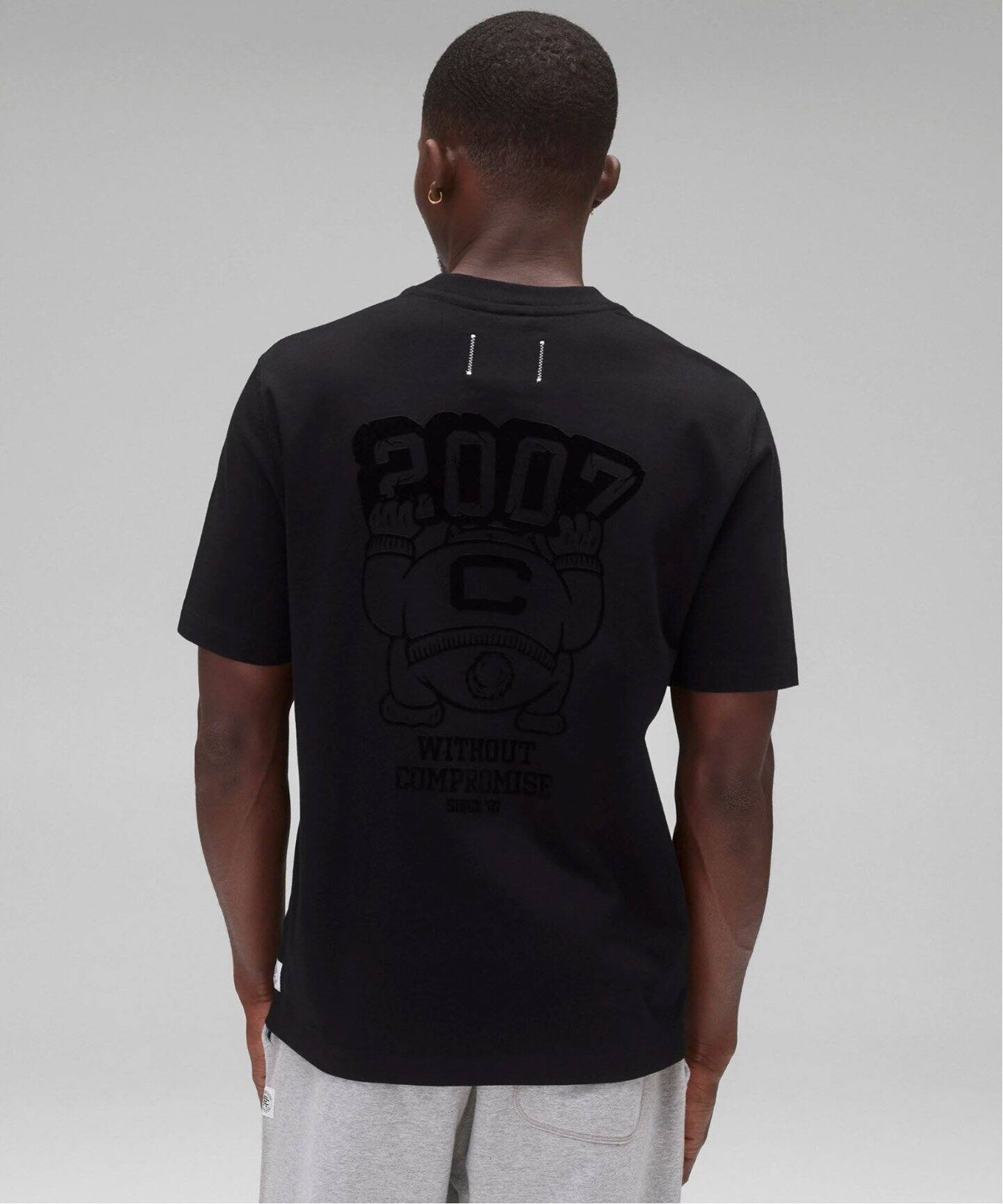 CHAMPION X WDS S/S PILE RAGLAN T-SHIRT 黒（チャンピオン、 WIND AND 