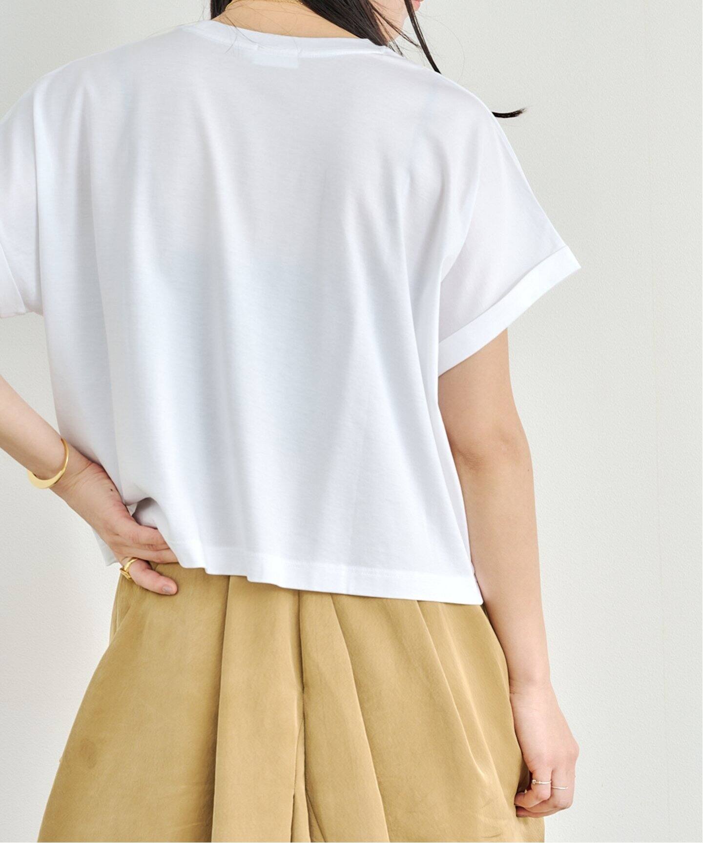 HANDVAERK 60/2 CREW NECK WIDE T-SHIRT（Tシャツ／カットソー
