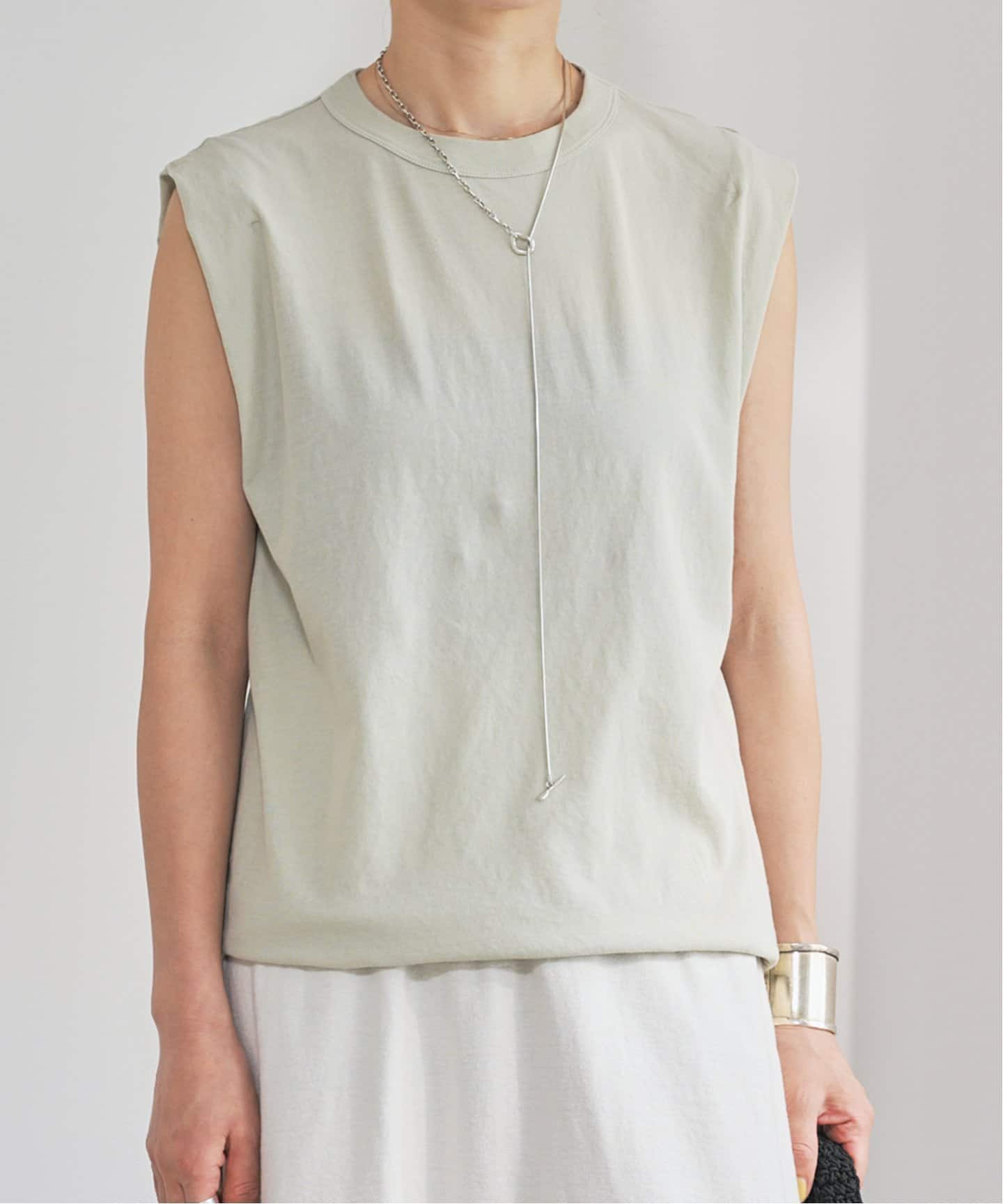 ATON FRESCA SINGLE JERSEY TANK TOP（Tシャツ／カットソー）｜BOICE