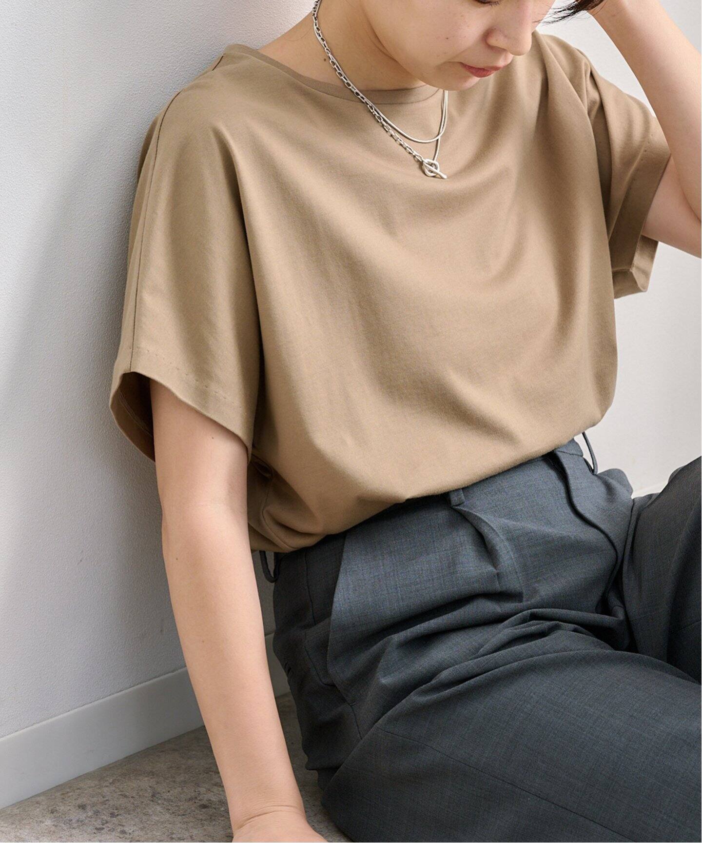eyden着用　ballin人気ベスト 中々出回ってないです。 ATON / GIZA BROAD WASHED SHIRT | THE LIBRARY（ザ ライブ