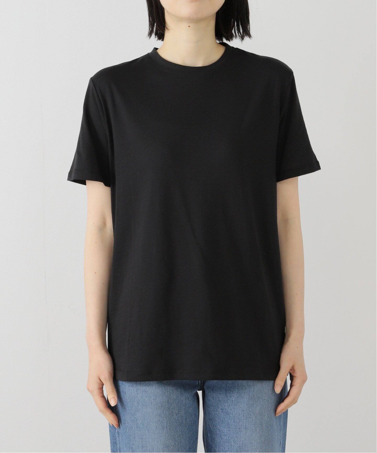 トップス todayful Basic Smooth T-shirts black TODAYFUL/トゥデイフル Basic Smooth T-shirts（ベーシック