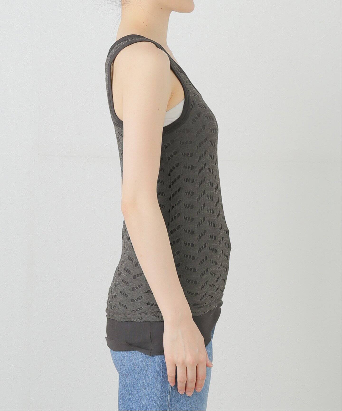 TODAYFUL Jacquard Sheer Tanktop 12510601（タンクトップ）｜BOICE 
