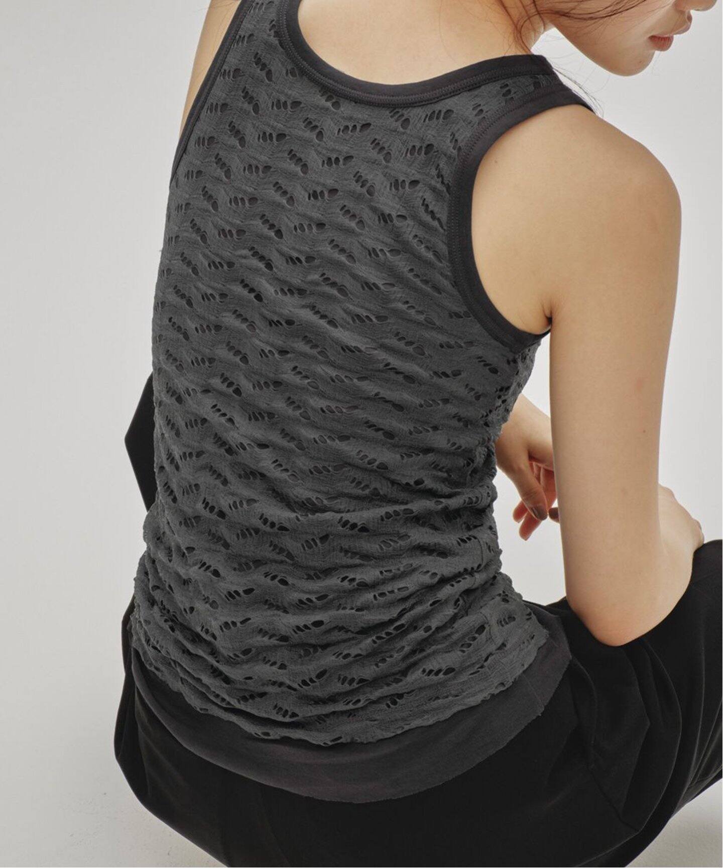 TODAYFUL Jacquard Sheer Tanktop 12510601（タンクトップ）｜BOICE 