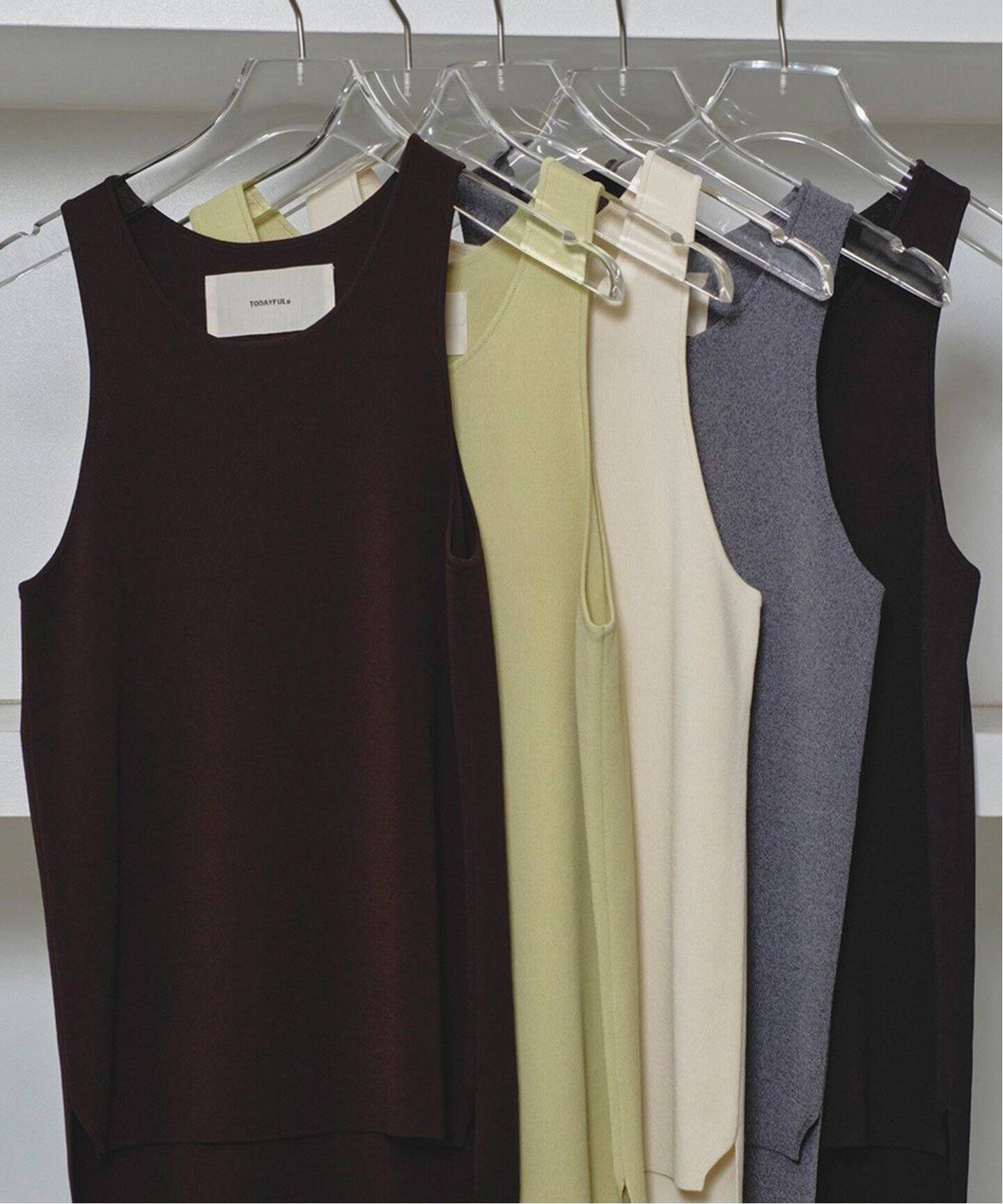 TODAYFUL Highgauge Knit Tanktop（Tシャツ／カットソー）｜BOICE FROM 