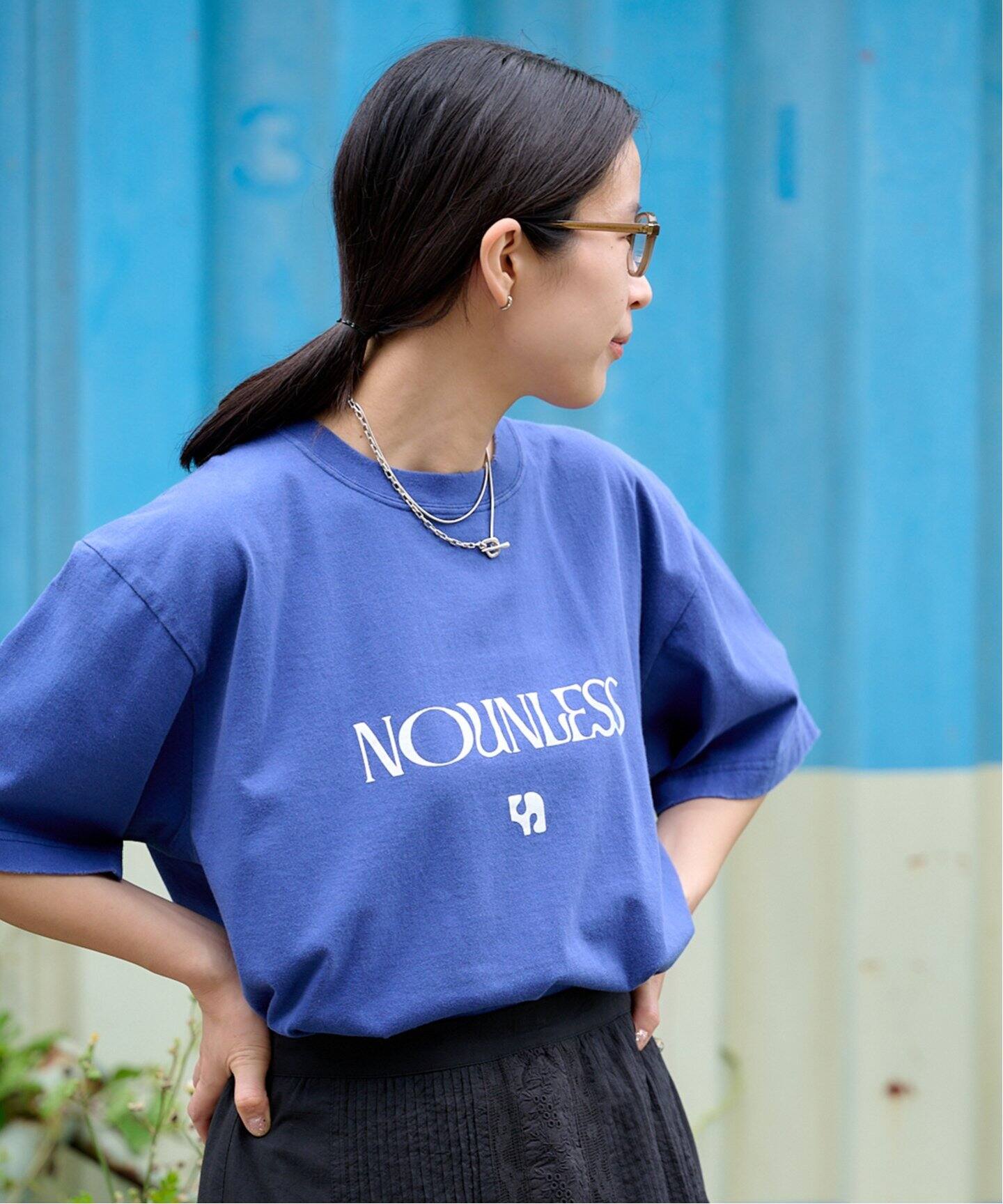 NOUNLESS NL LOGO MARK OVER TEE（Tシャツ／カットソー）｜BOICE