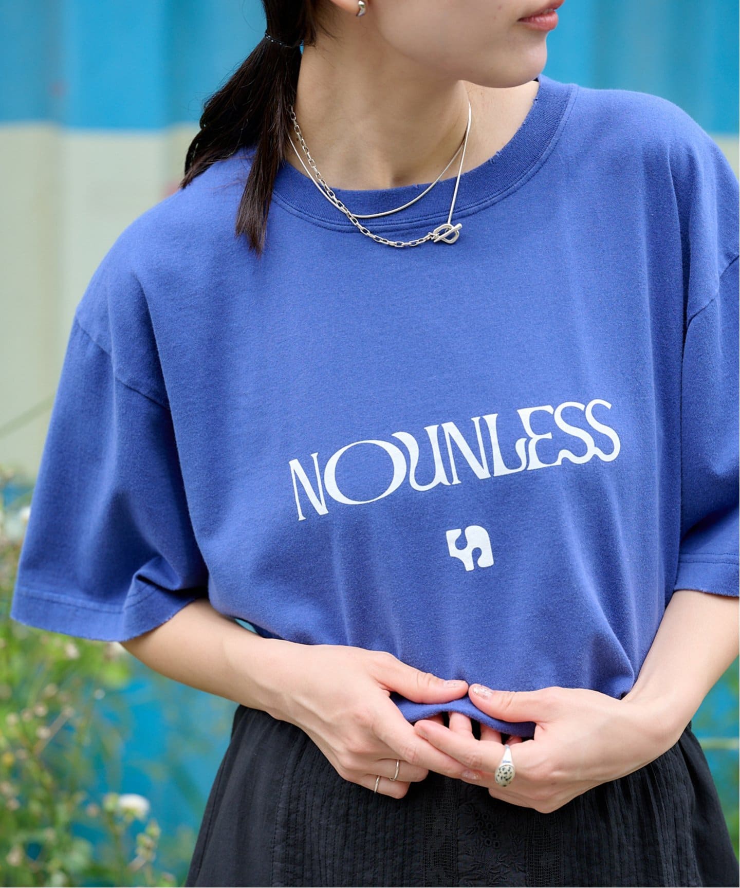 NOUNLESS オーバー Tシャツ NOUNLESS NL LOGO MARK OVER TEE（Tシャツ／カットソー）｜BOICE