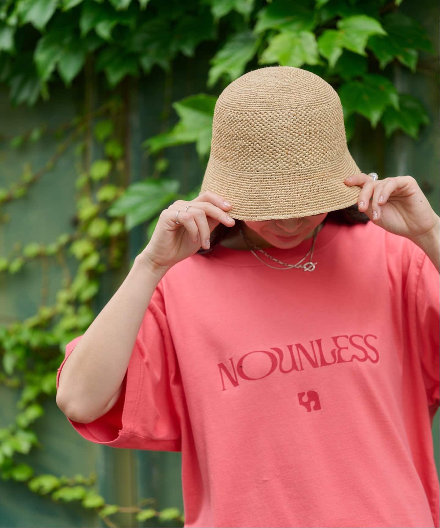 NOUNLESS NL LOGO MARK OVER TEE（Tシャツ／カットソー）｜BOICE