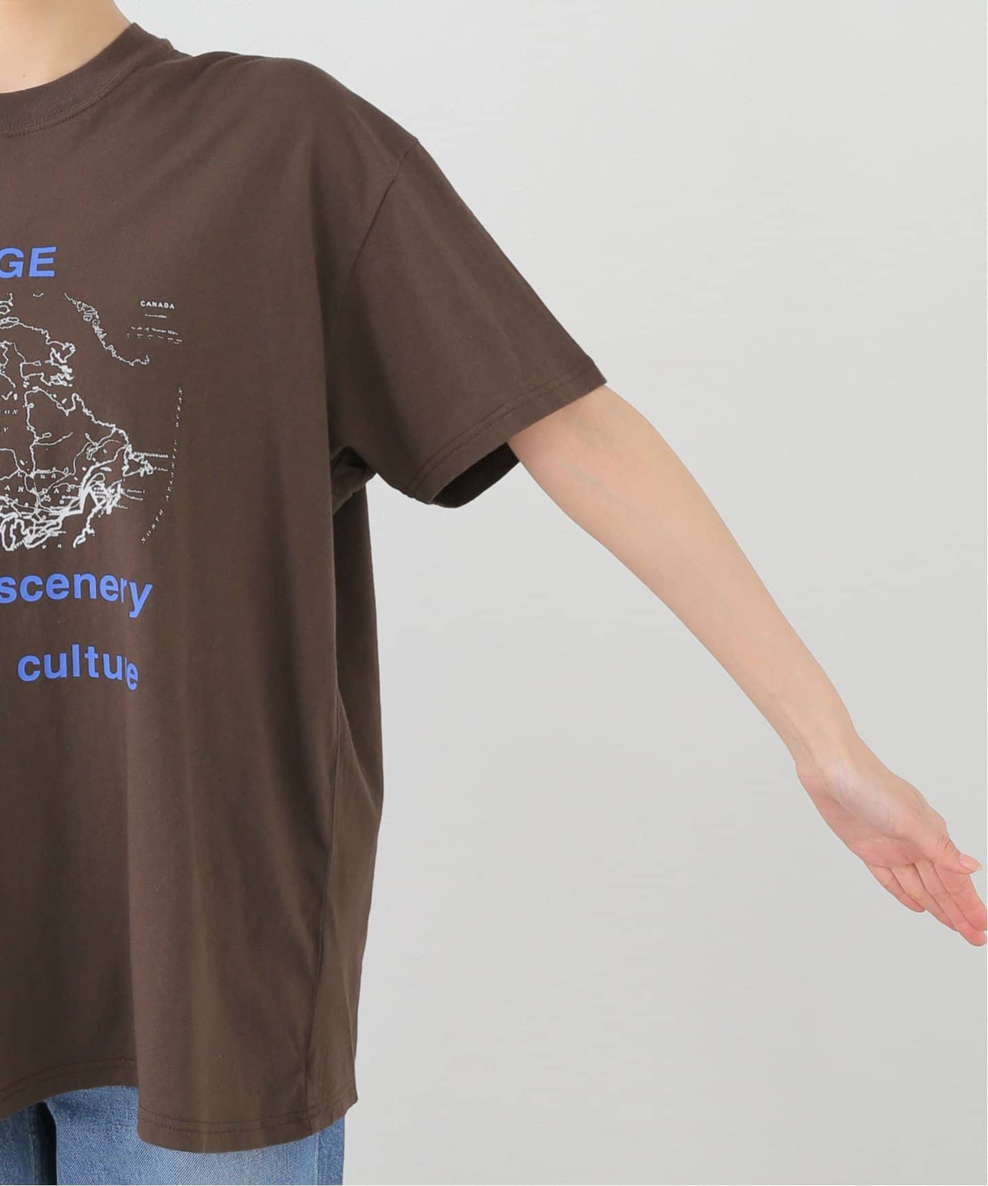 anuke Oversize Print T-shirts（Tシャツ／カットソー）｜BOICE