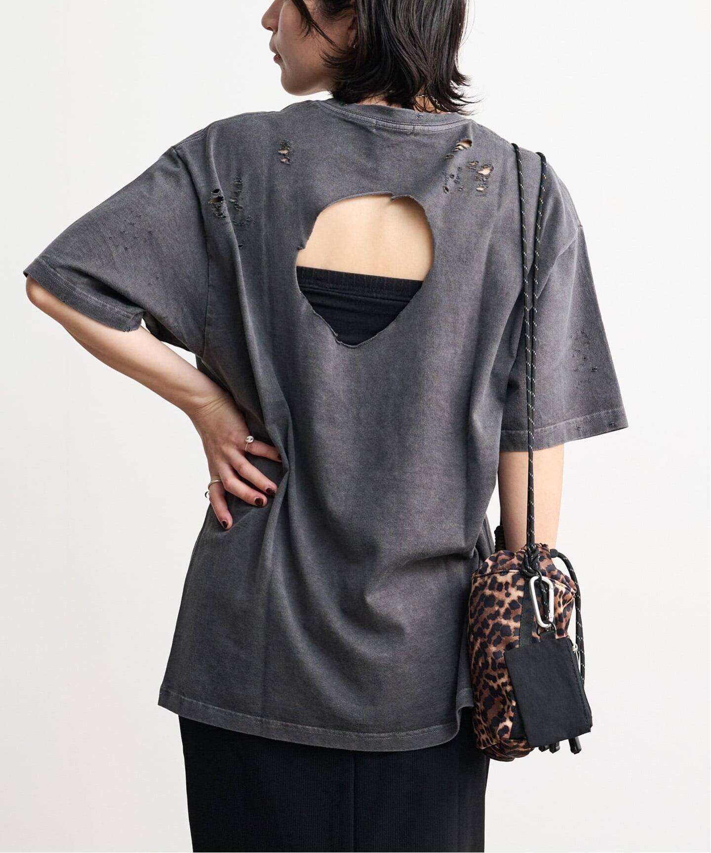 CLANE CRUSH DESIGN OVER TEE（Tシャツ／カットソー）｜BOICE FROM